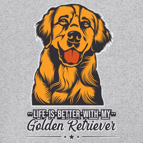 Life is Better With My Golden Retriever Women's V-Neck T-shirt Dog Owner Tee - Picture 24 of 77