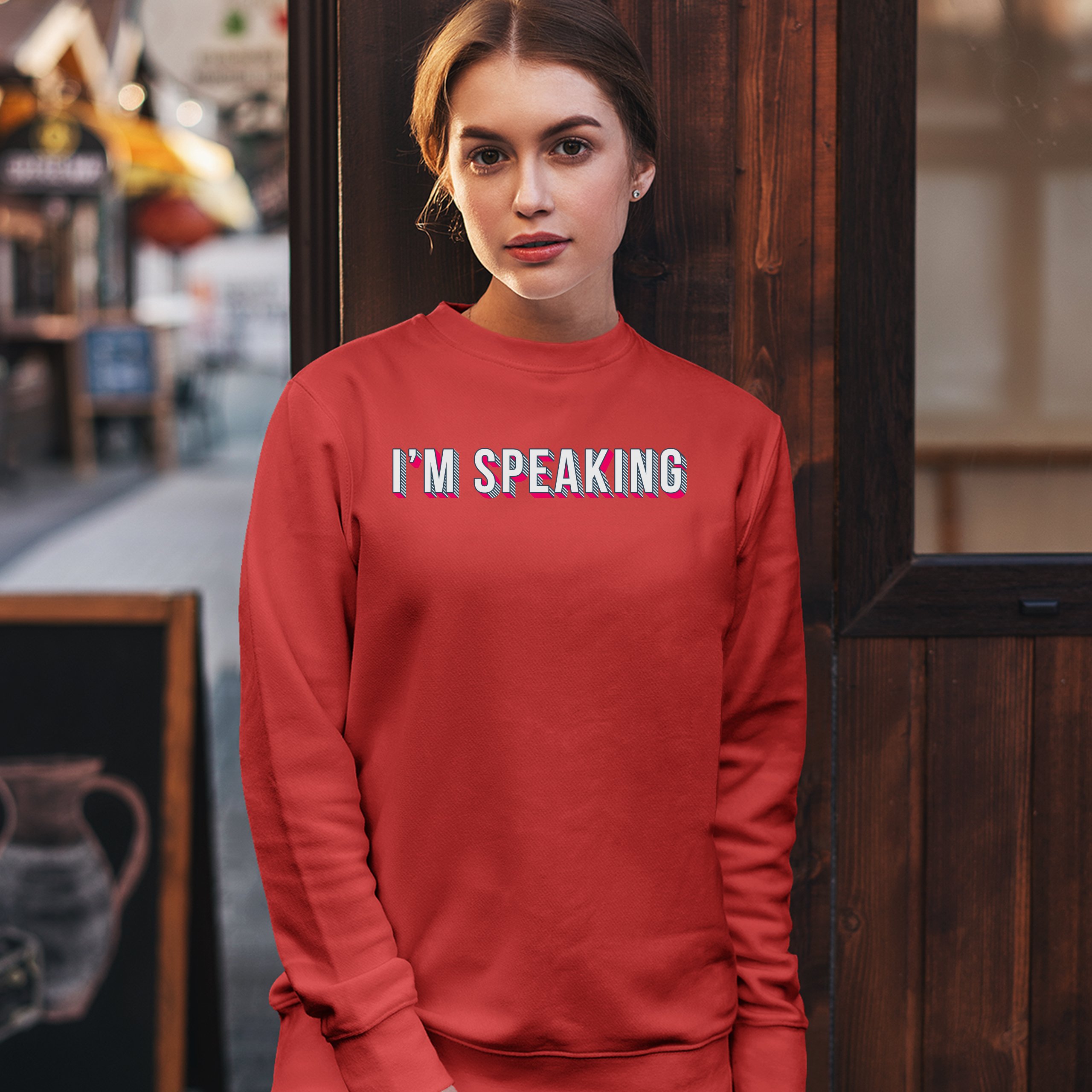 im speaking sweatshirt phenomenal woman