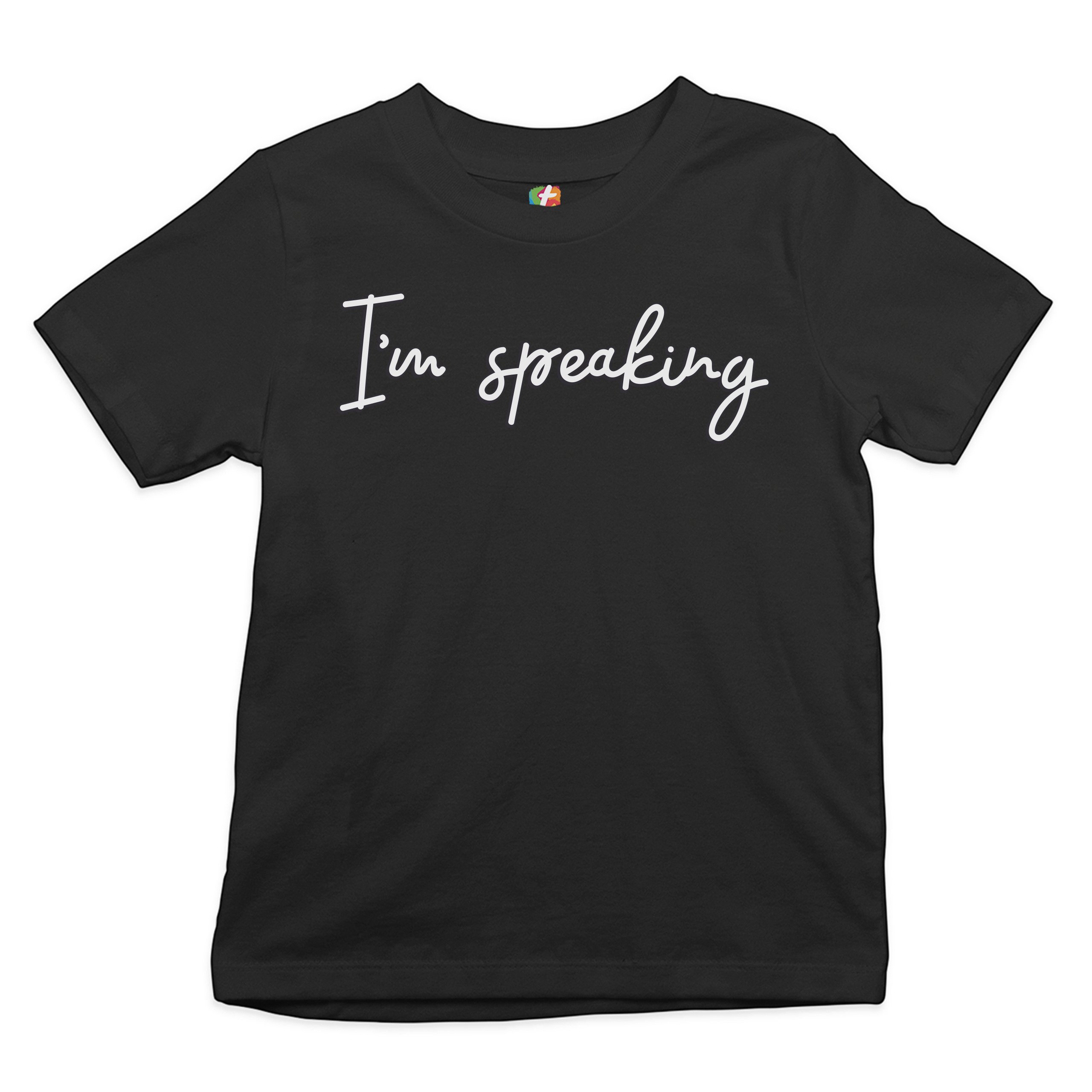 I'm Speaking Youth T-shirt Biden Harris 2024 Vice Presidential Debate Kids - Picture 2 of 29