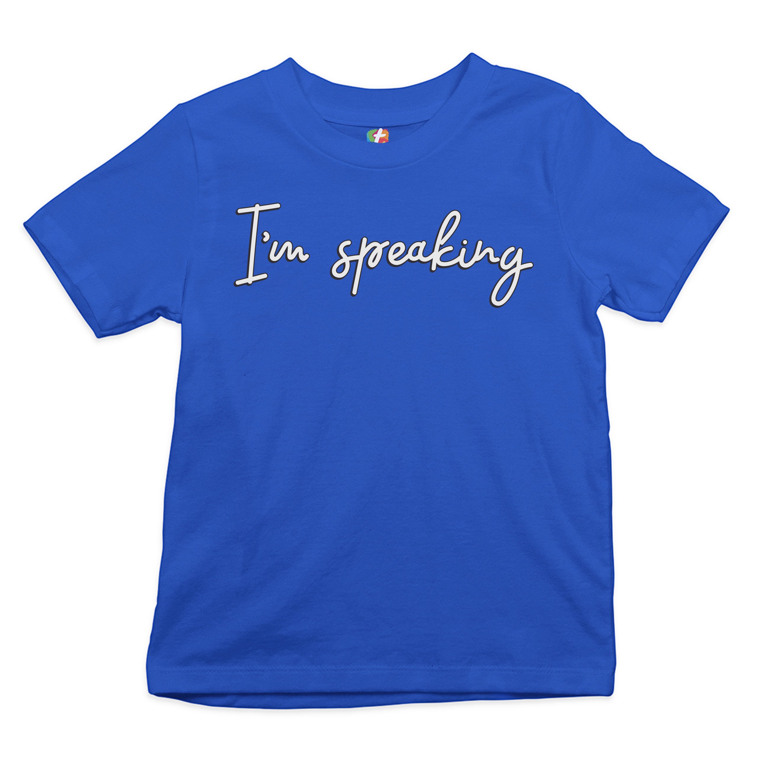 I'm Speaking Youth T-shirt Biden Harris 2024 Vice Presidential Debate Kids - Picture 22 of 29