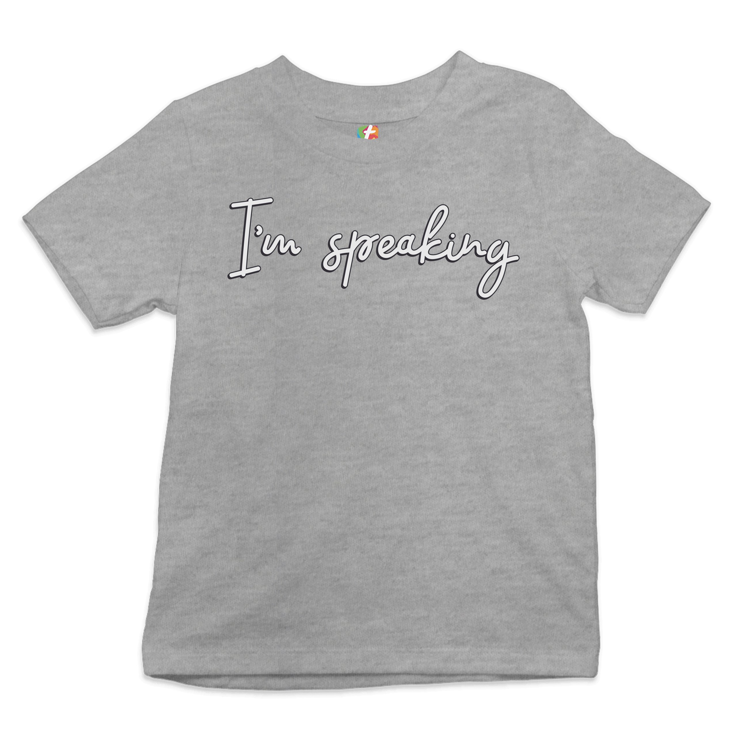 I'm Speaking Youth T-shirt Biden Harris 2024 Vice Presidential Debate Kids - Picture 6 of 29