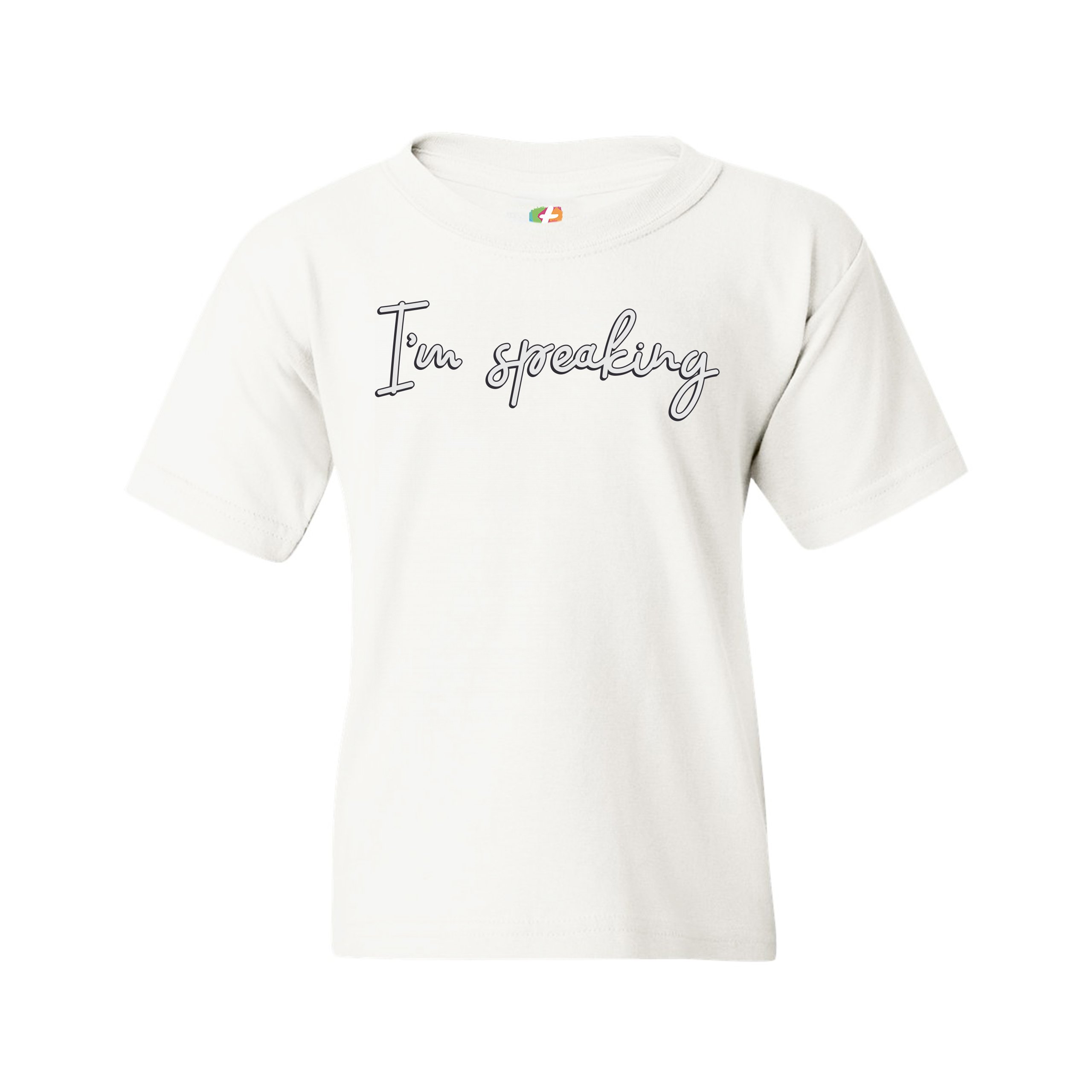 I'm Speaking Youth T-shirt Biden Harris 2024 Vice Presidential Debate Kids - Picture 15 of 29