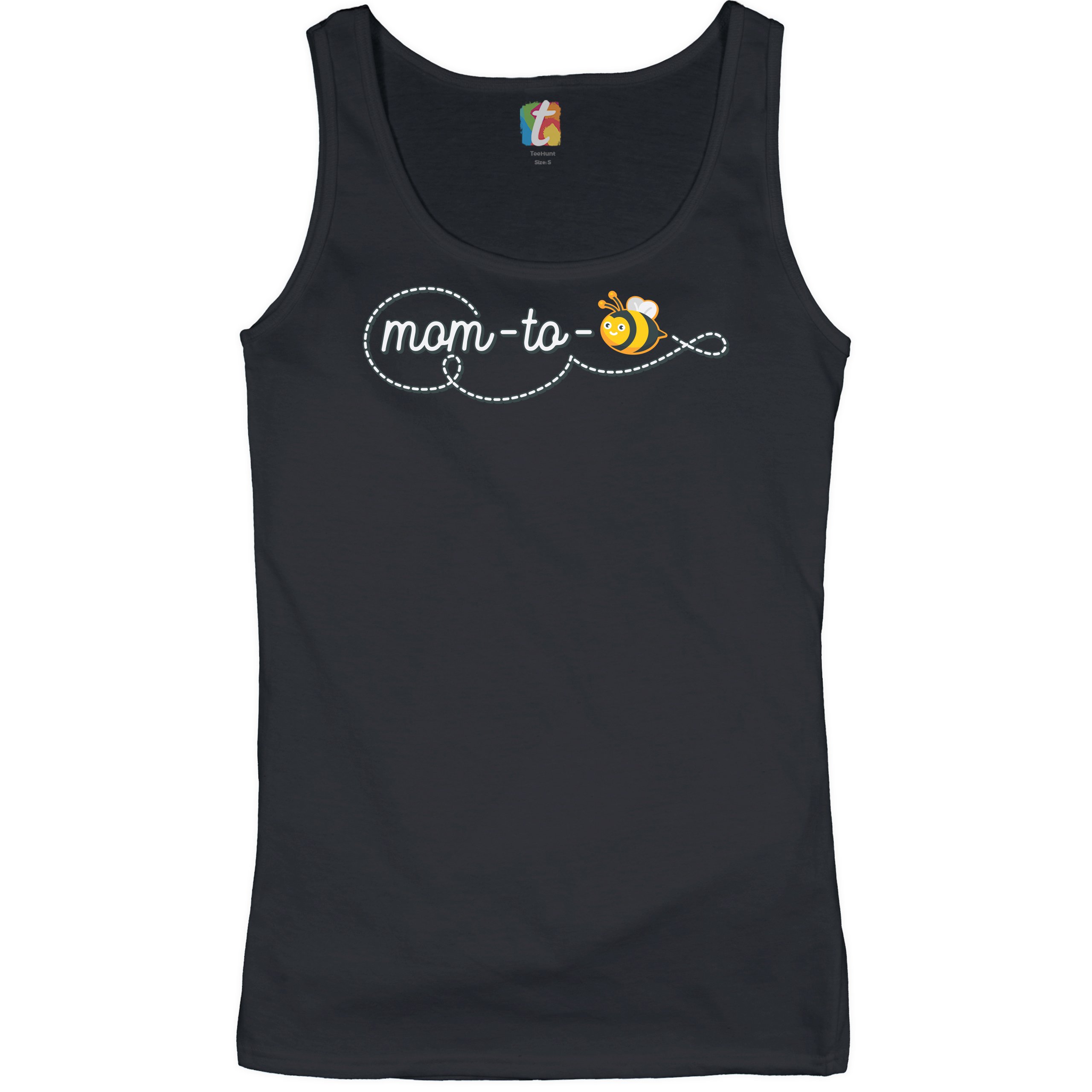 Mom to Bee Women's Tank Top Pregnancy Announcement Maternity Mother's Day - Picture 2 of 21