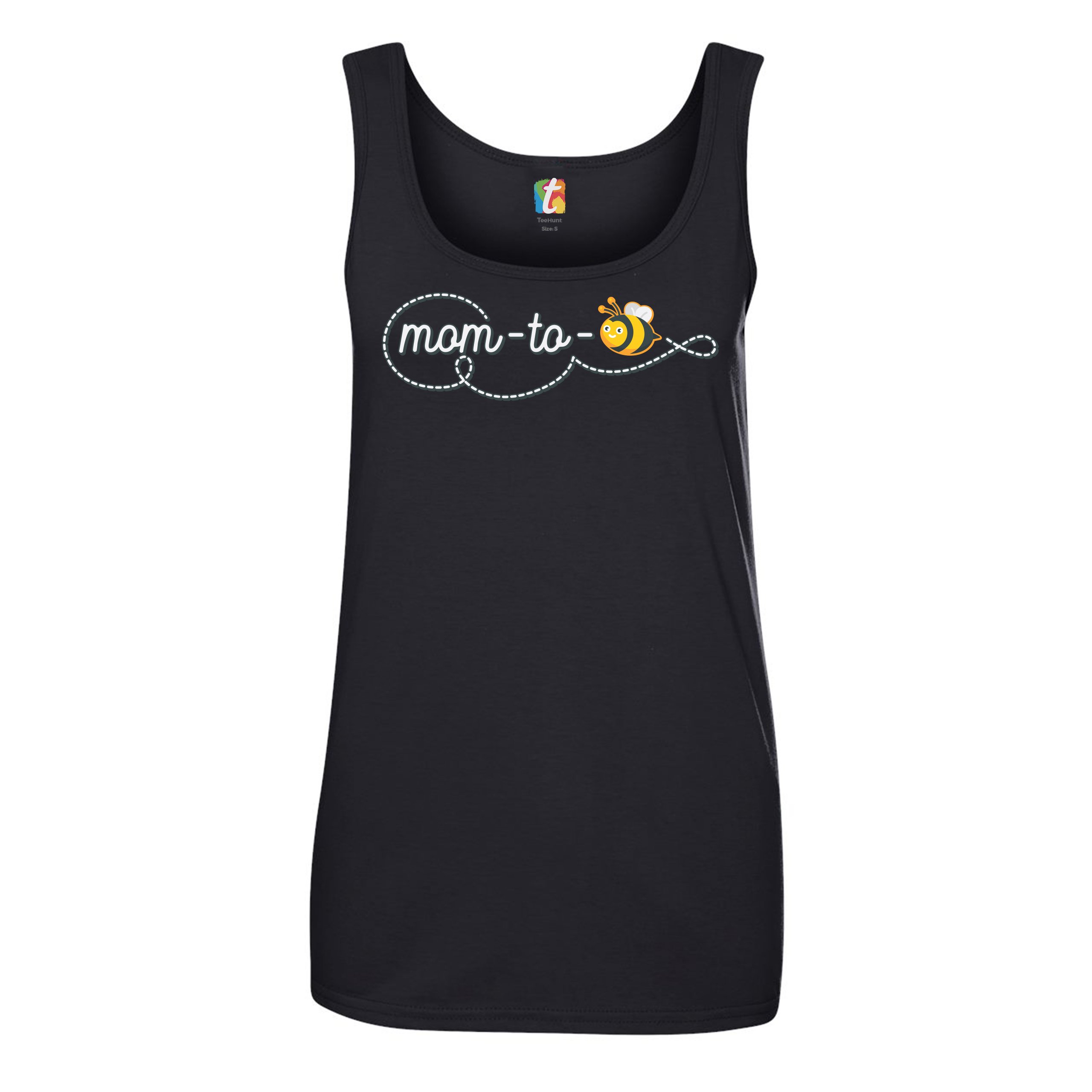 Mom to Bee Women's Tank Top Pregnancy Announcement Maternity Mother's Day - Picture 3 of 21