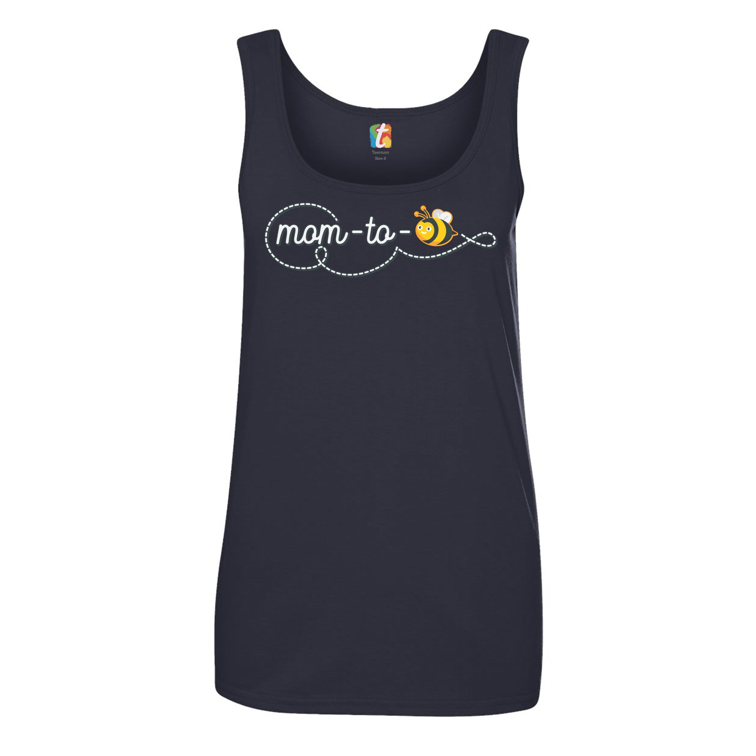 Mom to Bee Women's Tank Top Pregnancy Announcement Maternity Mother's Day - Picture 15 of 21