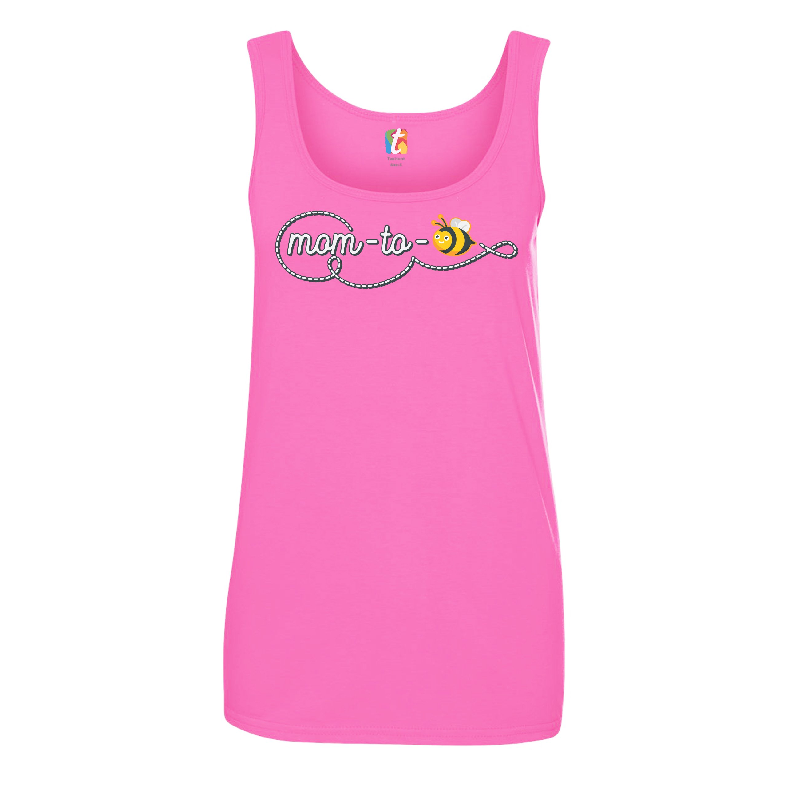 Mom to Bee Women's Tank Top Pregnancy Announcement Maternity Mother's Day - Picture 19 of 21