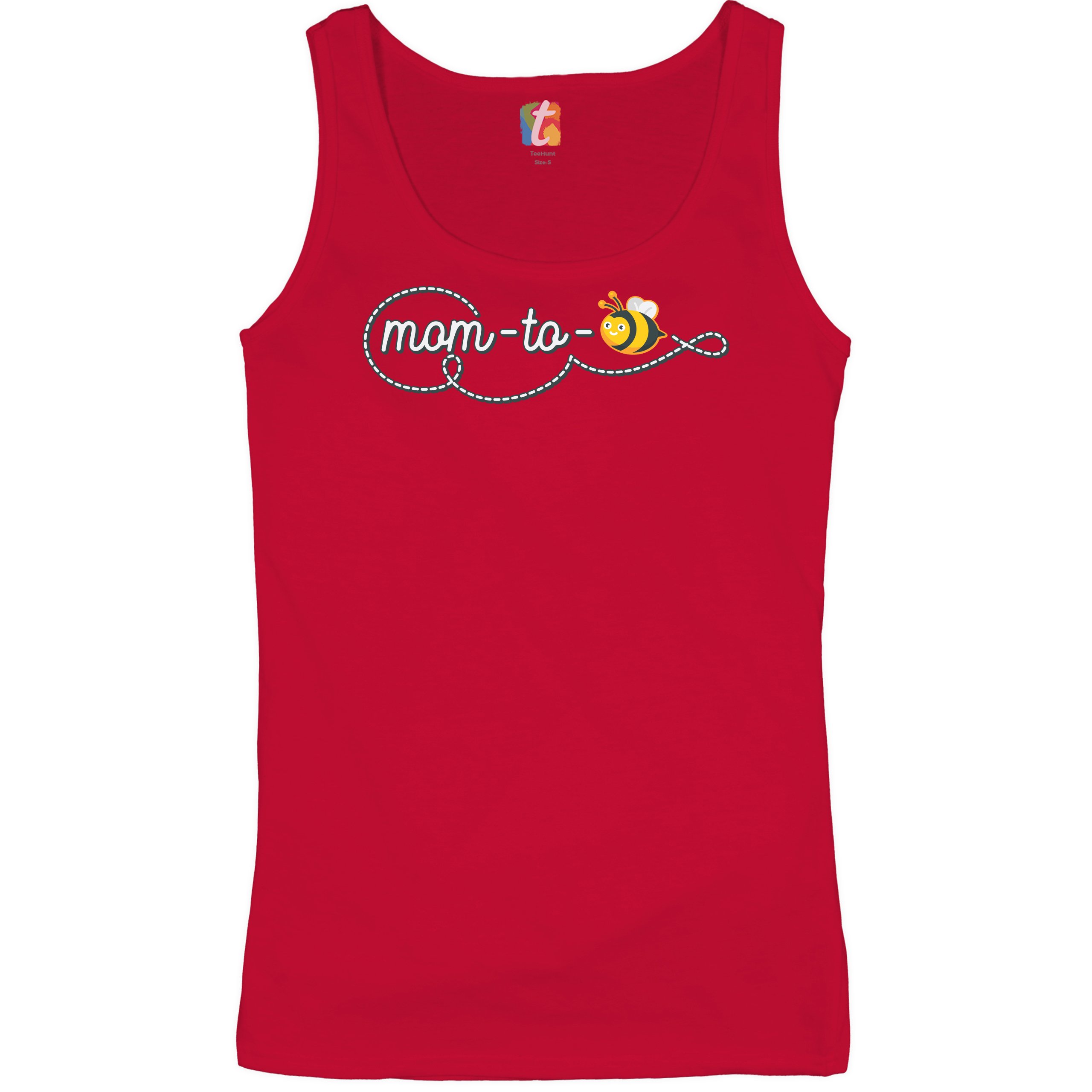 Mom to Bee Women's Tank Top Pregnancy Announcement Maternity Mother's Day - Picture 6 of 21