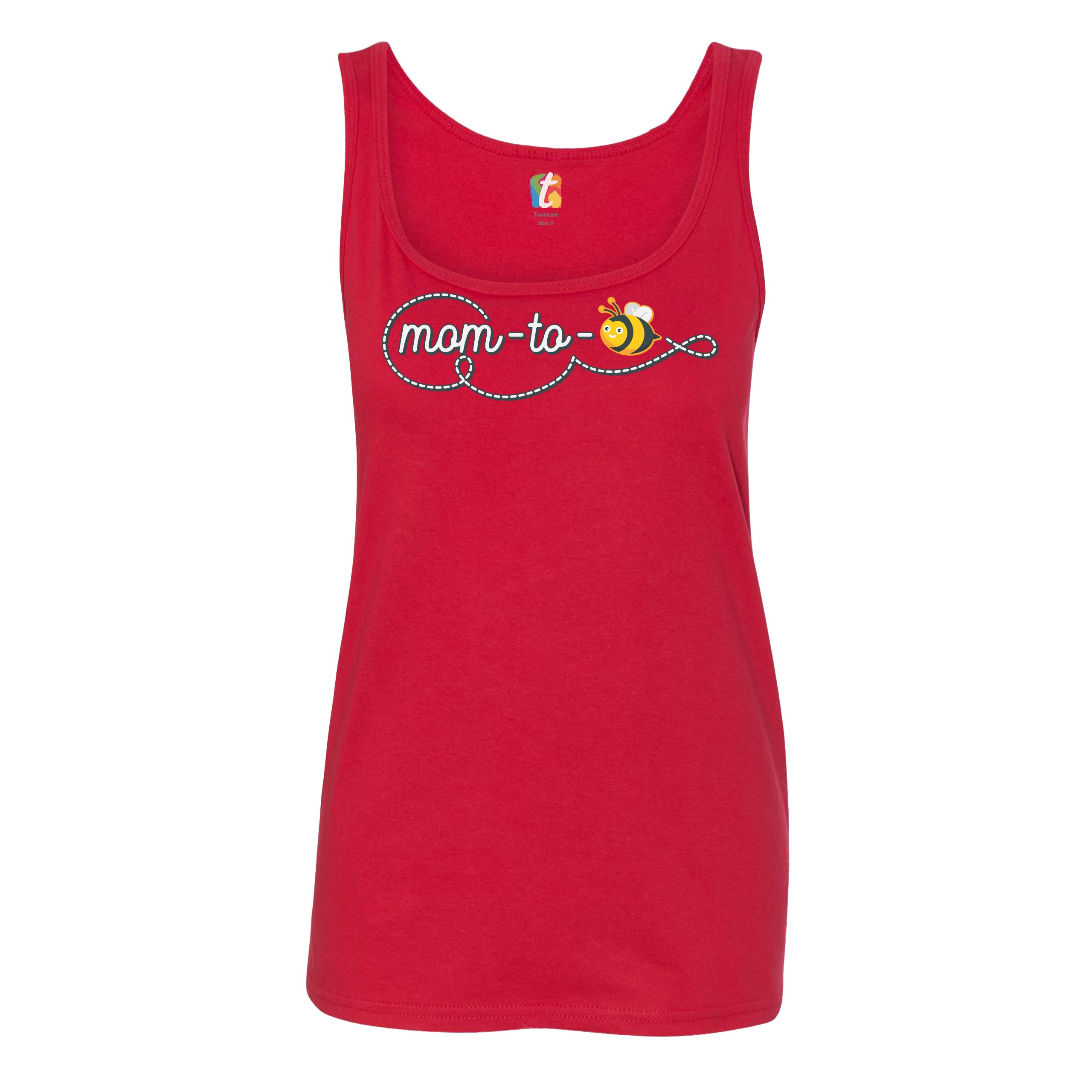 Mom to Bee Women's Tank Top Pregnancy Announcement Maternity Mother's Day - Picture 7 of 21