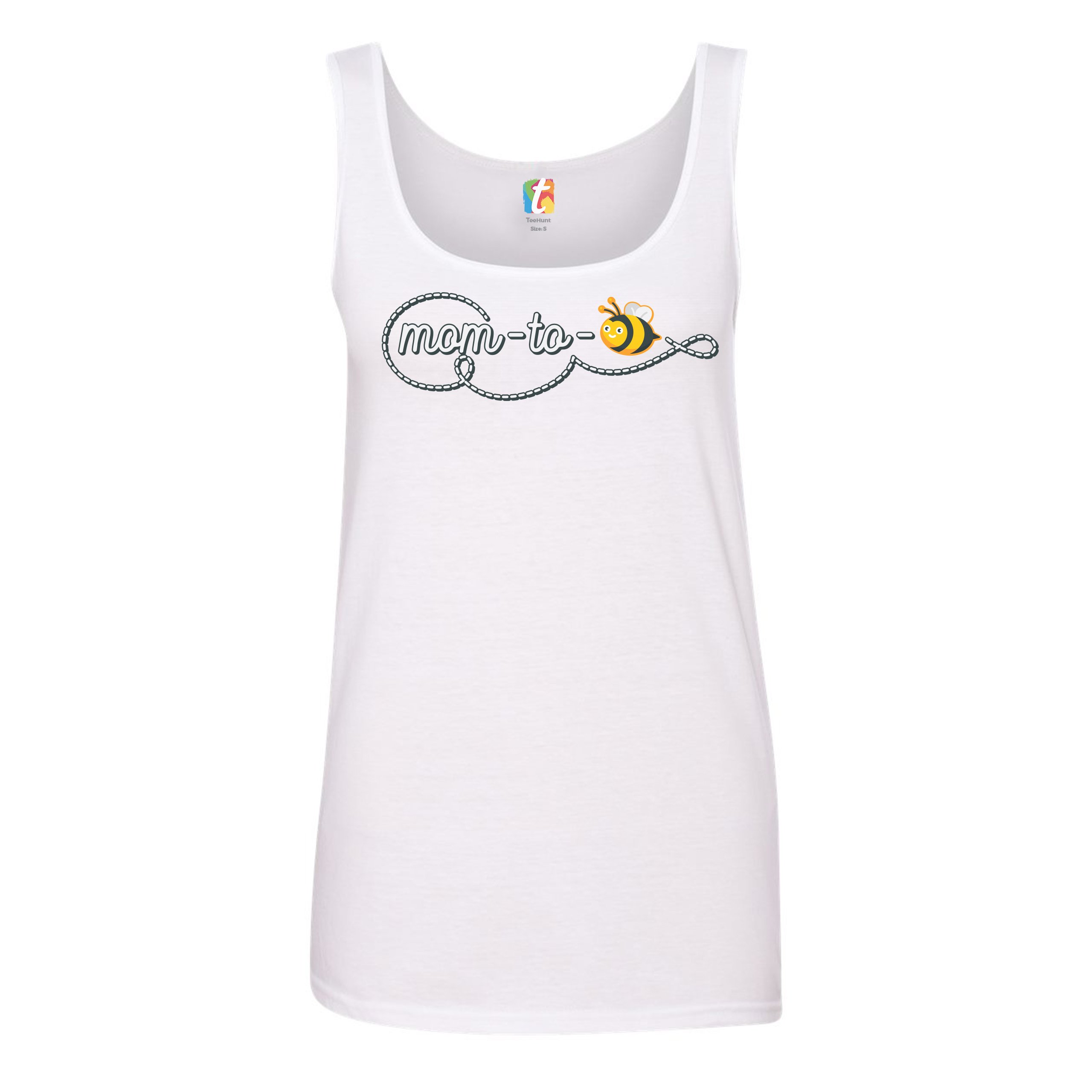 Mom to Bee Women's Tank Top Pregnancy Announcement Maternity Mother's Day - Picture 11 of 21
