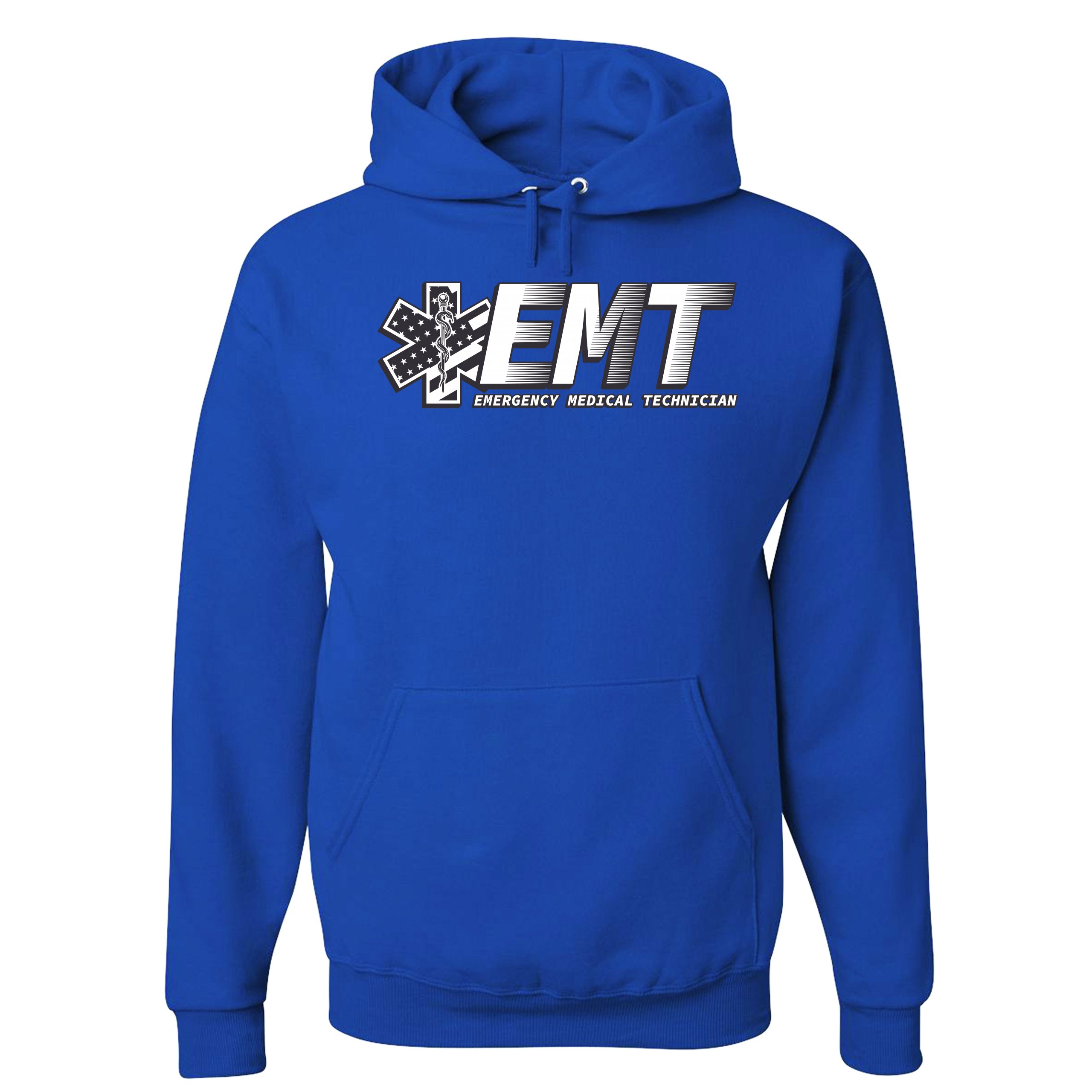 EMT Emergency Medical Technician Sweatshirt EMS Paramedic Star of Life Hoodie - Picture 33 of 41
