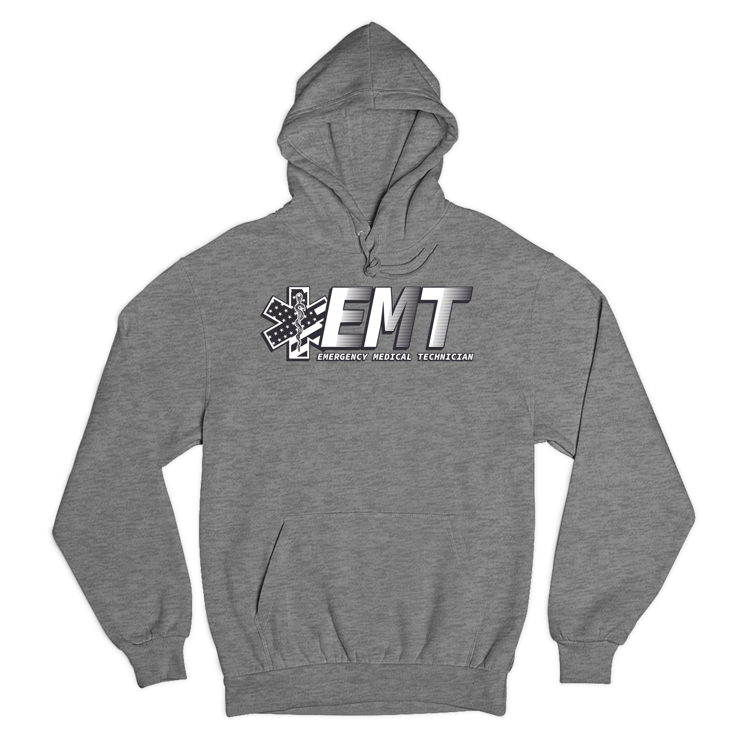 EMT Emergency Medical Technician Sweatshirt EMS Paramedic Star of Life Hoodie - Picture 7 of 41