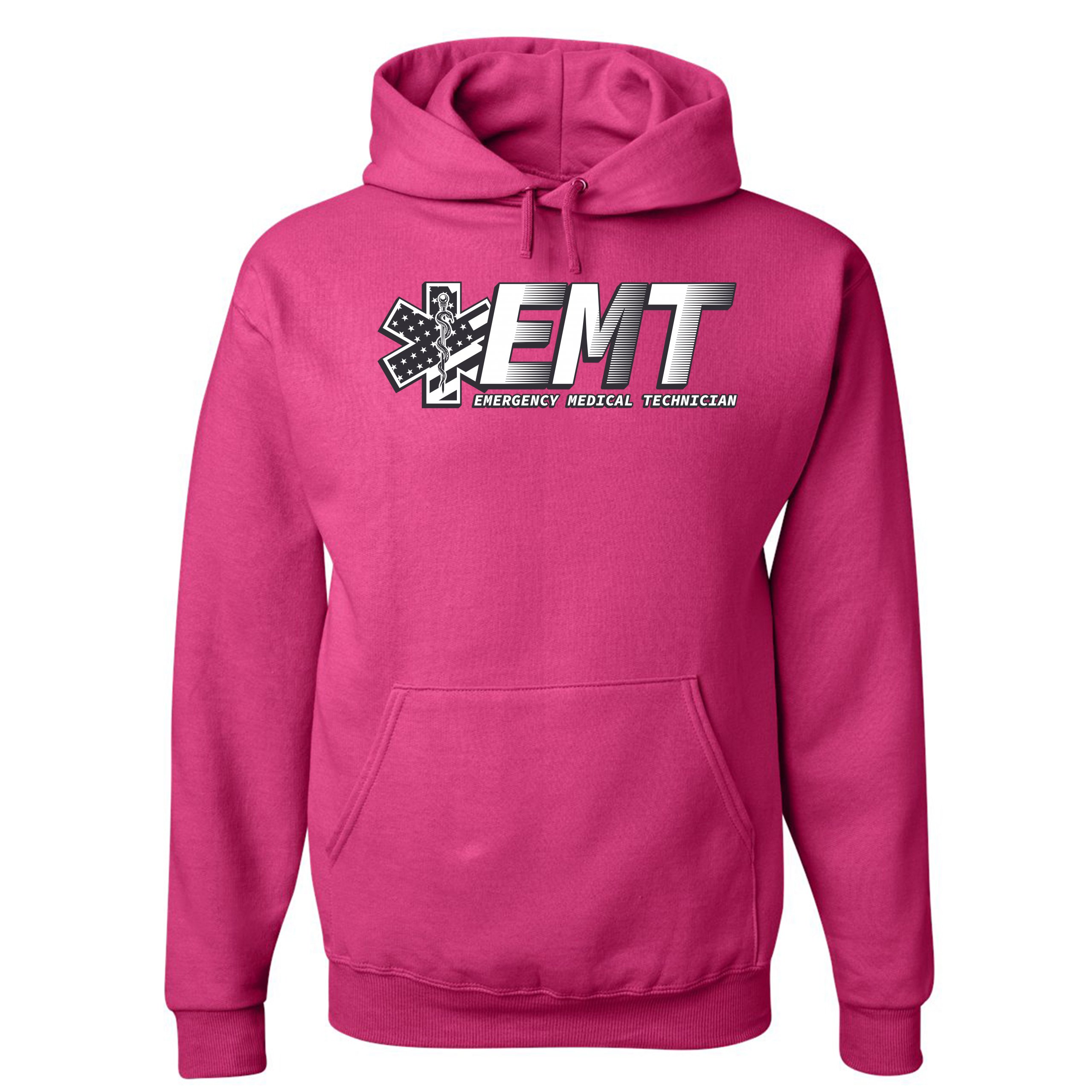 EMT Emergency Medical Technician Sweatshirt EMS Paramedic Star of Life Hoodie - Picture 38 of 41