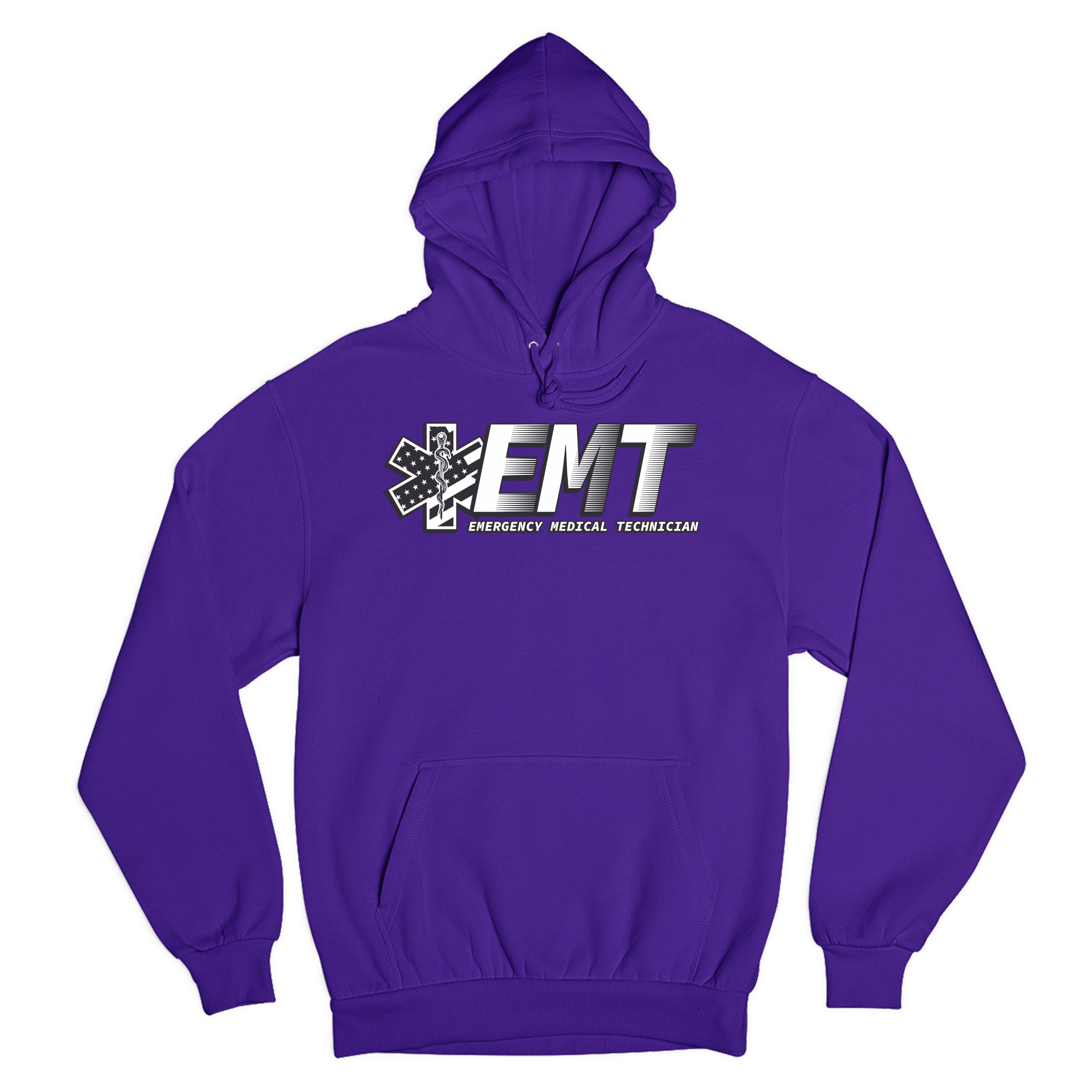 EMT Emergency Medical Technician Sweatshirt EMS Paramedic Star of Life Hoodie - Picture 17 of 41