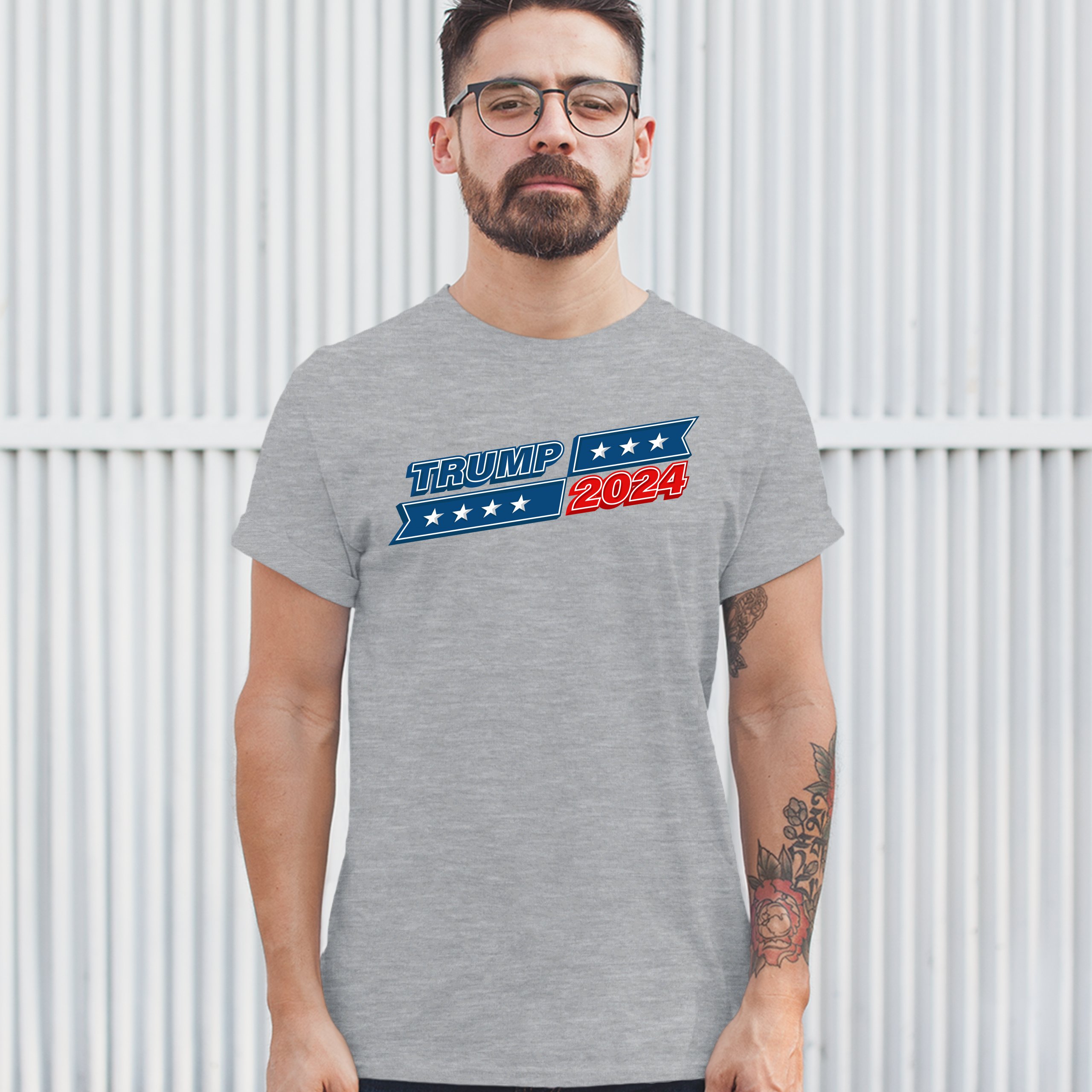 Trump 2024 Tshirt Reelect Donald Trump Keep America Great Men's Tee