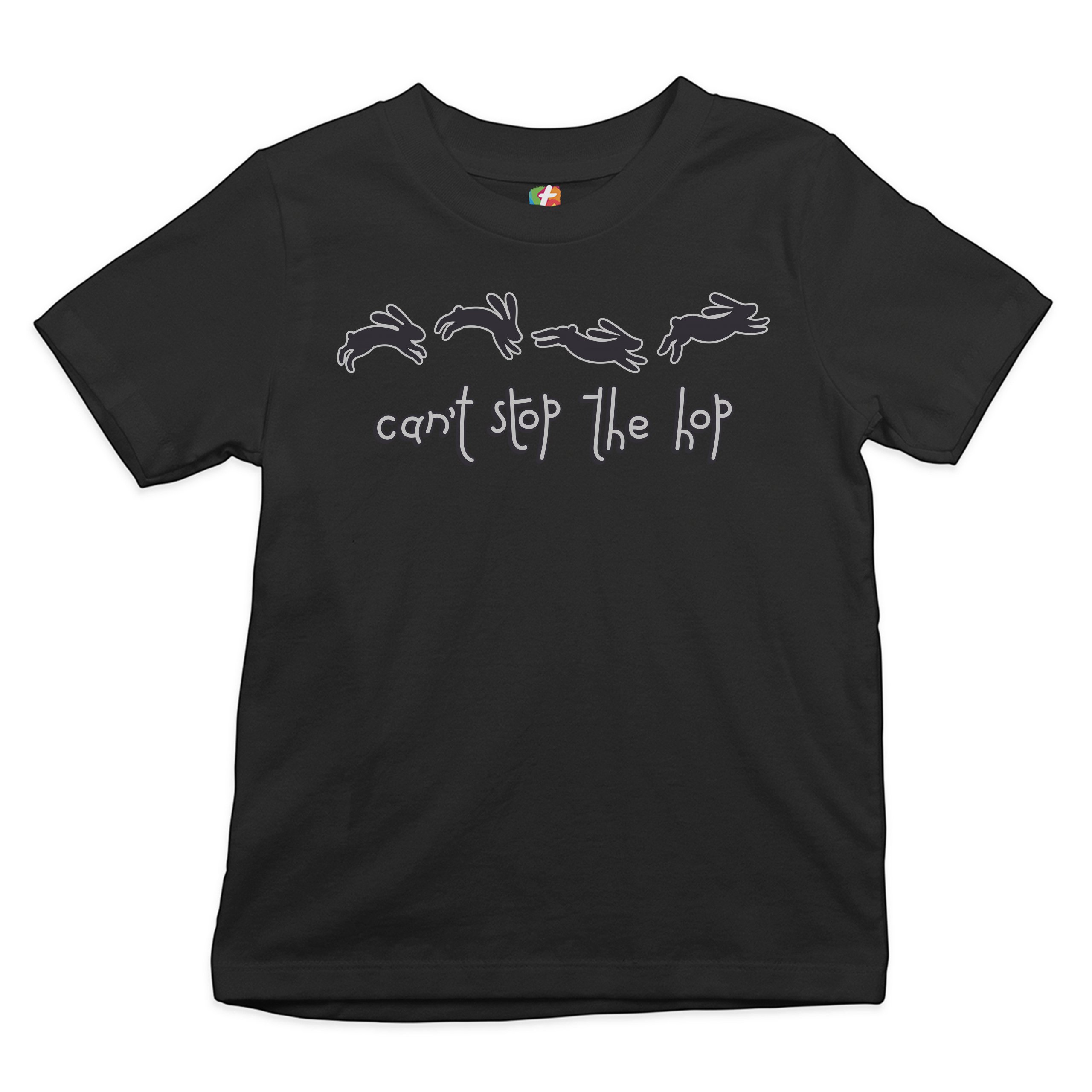Can't Stop the Hop Youth T-shirt Happy Easter Funny Hopping Rabbits Kids - Picture 15 of 56