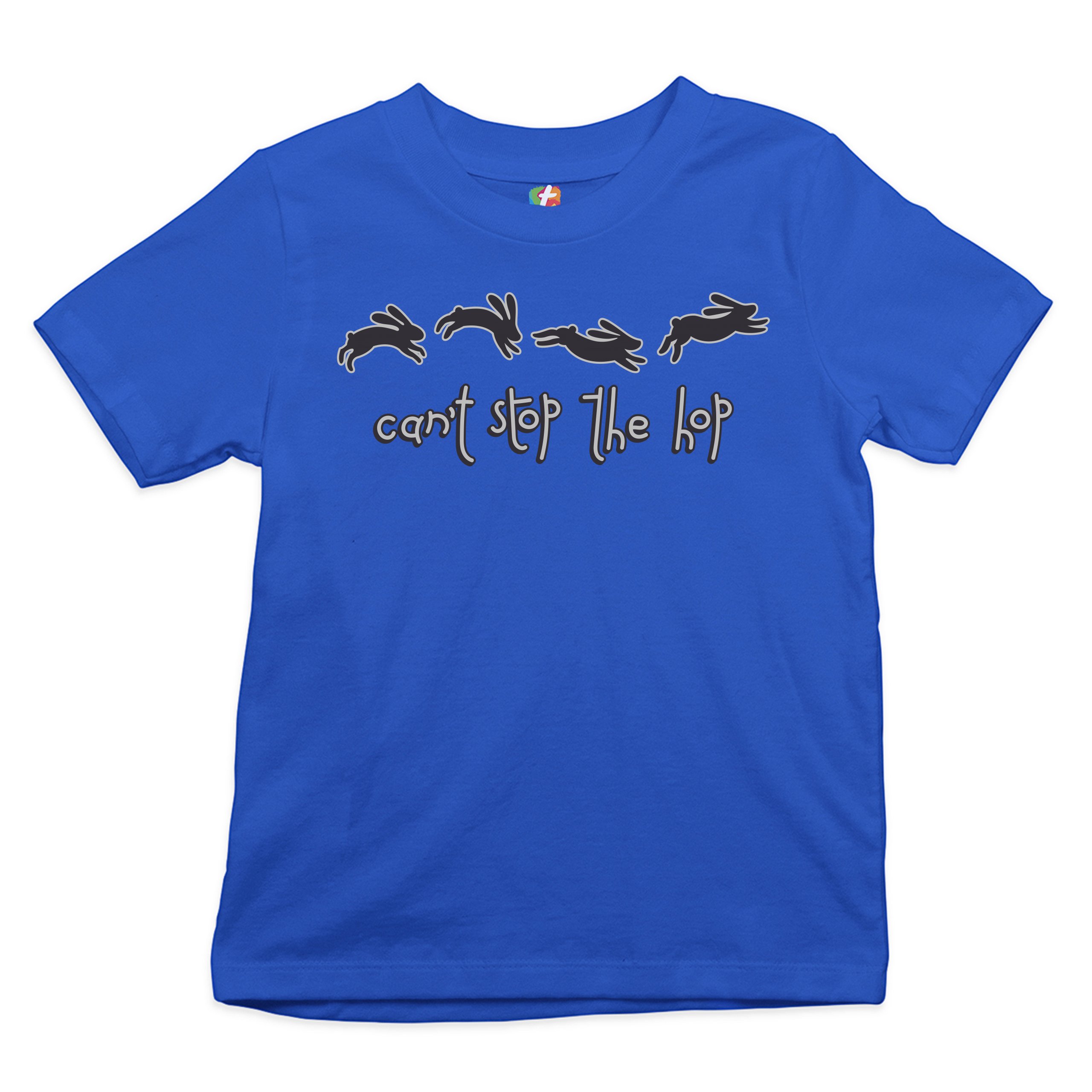 Can't Stop the Hop Youth T-shirt Happy Easter Funny Hopping Rabbits Kids - Picture 43 of 56