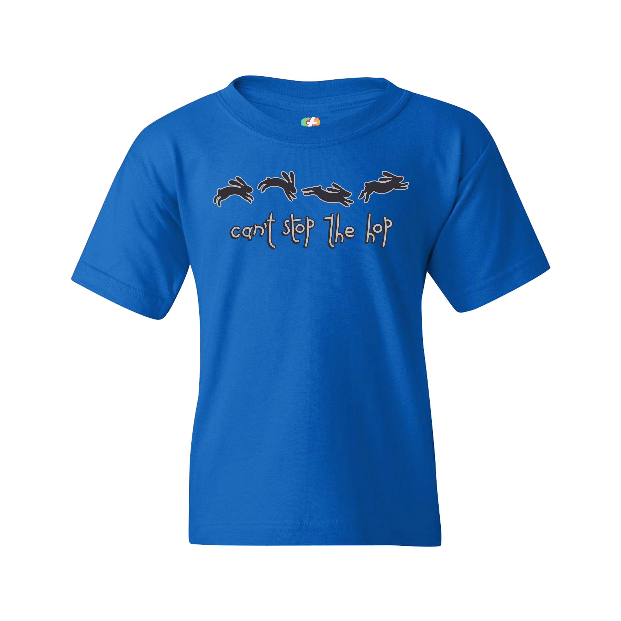 Can't Stop the Hop Youth T-shirt Happy Easter Funny Hopping Rabbits Kids - Picture 44 of 56