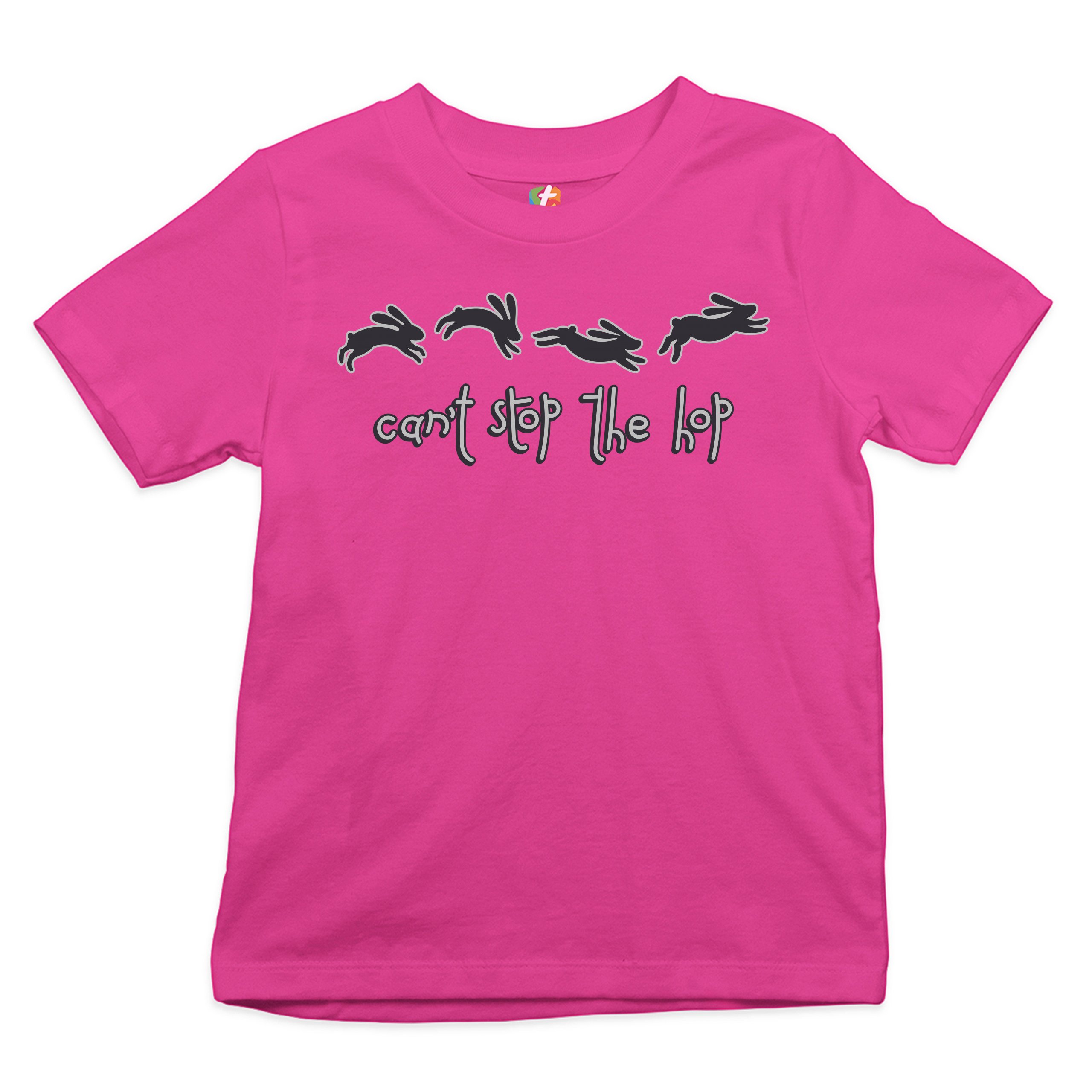 Can't Stop the Hop Youth T-shirt Happy Easter Funny Hopping Rabbits Kids - Picture 50 of 56
