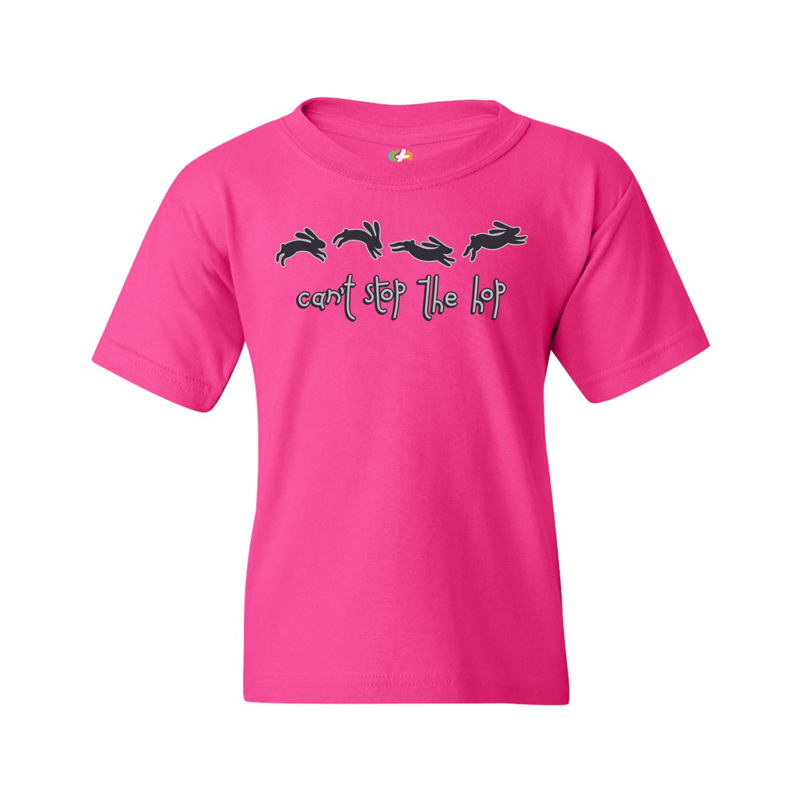 Can't Stop the Hop Youth T-shirt Happy Easter Funny Hopping Rabbits Kids - Picture 51 of 56