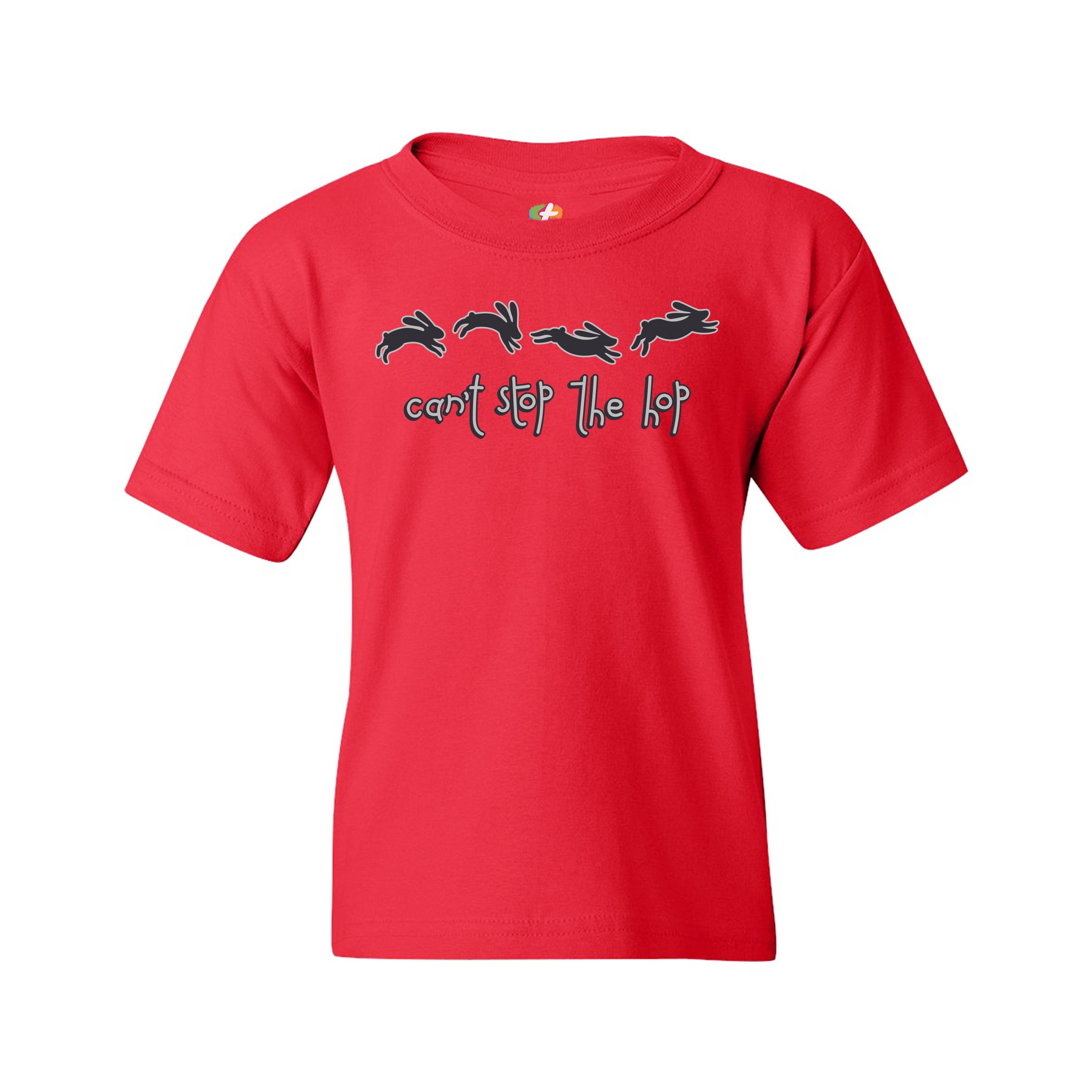 Can't Stop the Hop Youth T-shirt Happy Easter Funny Hopping Rabbits Kids - Picture 30 of 56