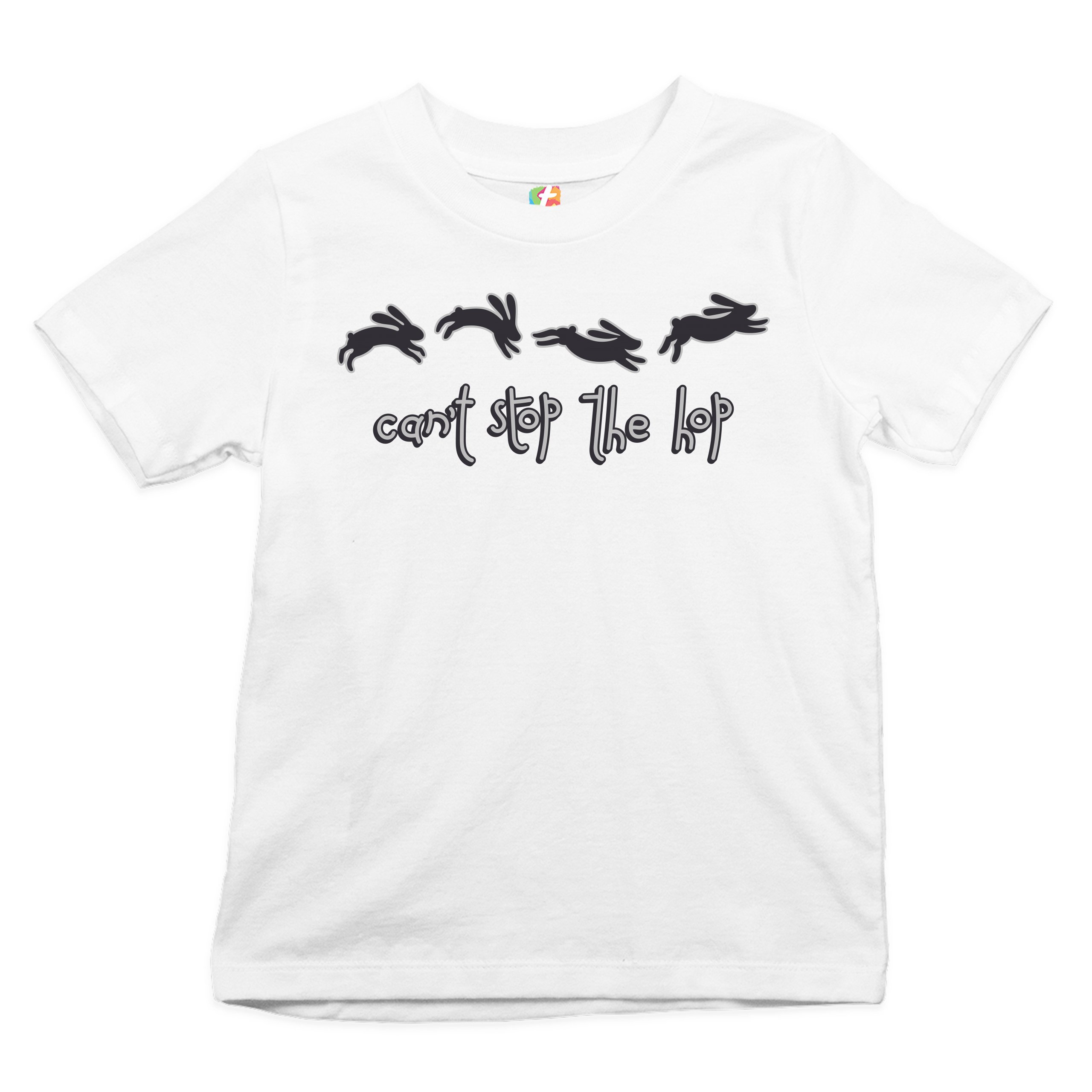 Can't Stop the Hop Youth T-shirt Happy Easter Funny Hopping Rabbits Kids - Picture 8 of 56