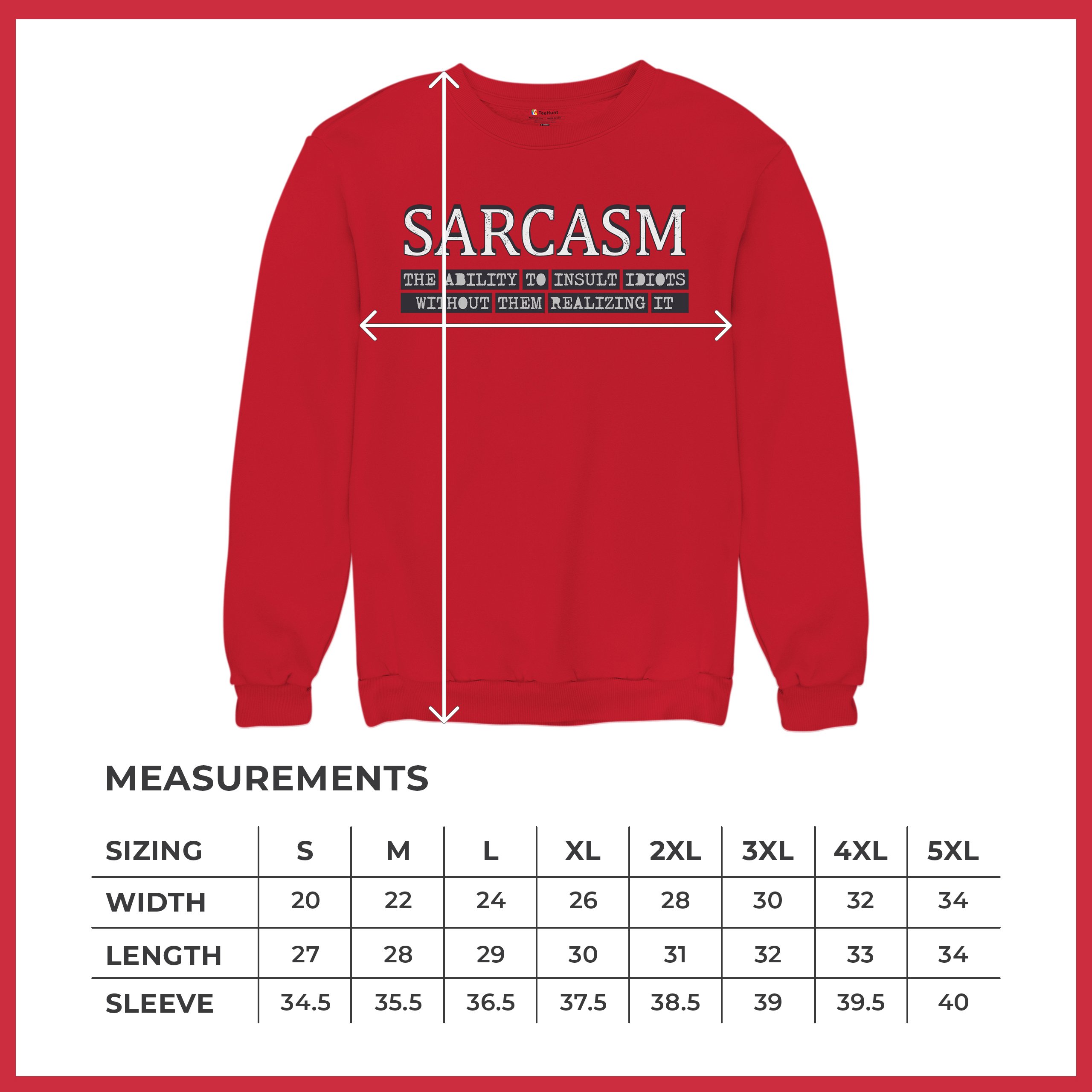 Sarcasm Sweatshirt Ability To Insult Idiots Without Them Realizing Crewneck