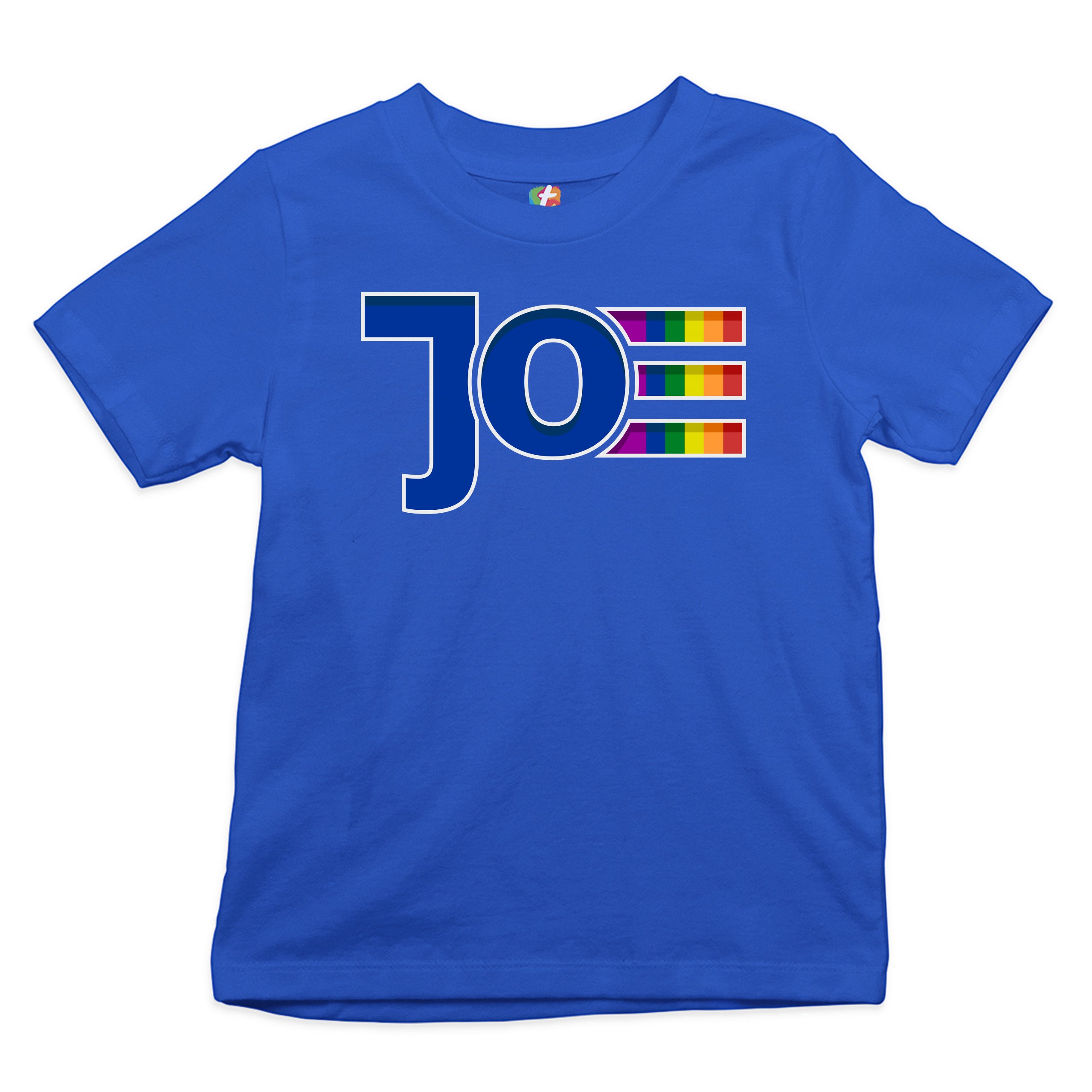 Joe Biden Youth T-shirt LGBTQ Gay Pride Rainbow Uncle Joe 2024 Vote Blue Kids - Picture 22 of 29