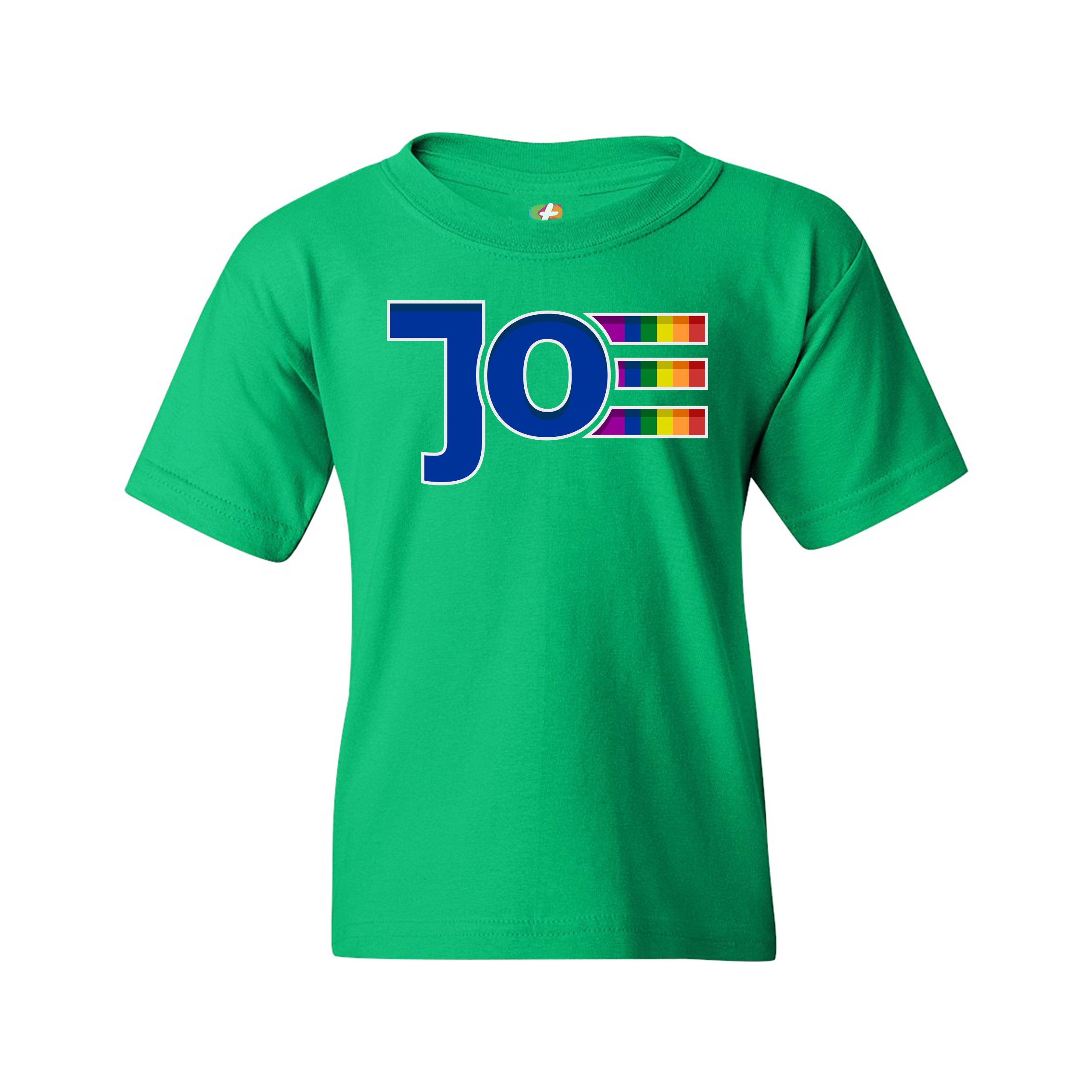 Joe Biden Youth T-shirt LGBTQ Gay Pride Rainbow Uncle Joe 2024 Vote Blue Kids - Picture 19 of 29