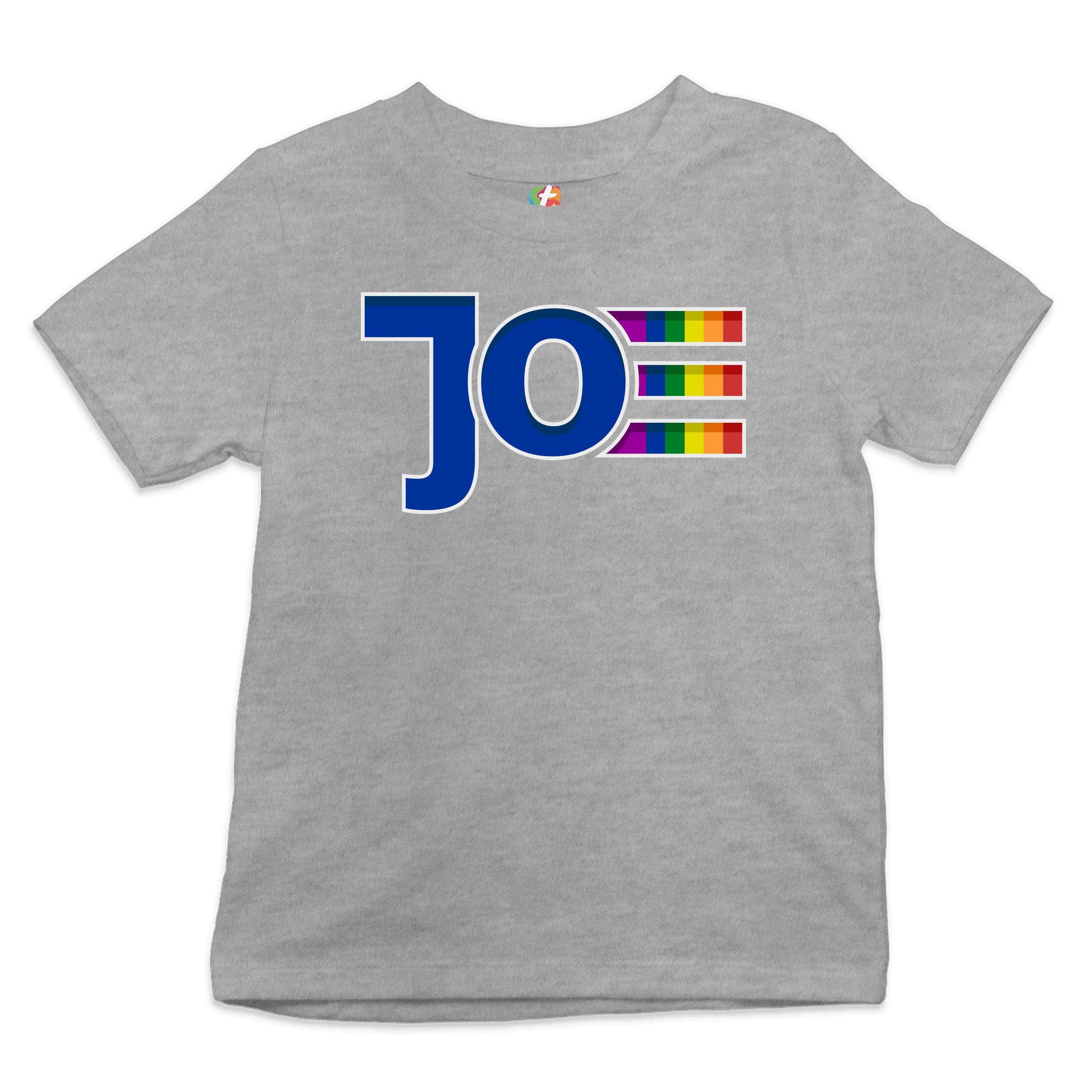 Joe Biden Youth T-shirt LGBTQ Gay Pride Rainbow Uncle Joe 2024 Vote Blue Kids - Picture 10 of 29