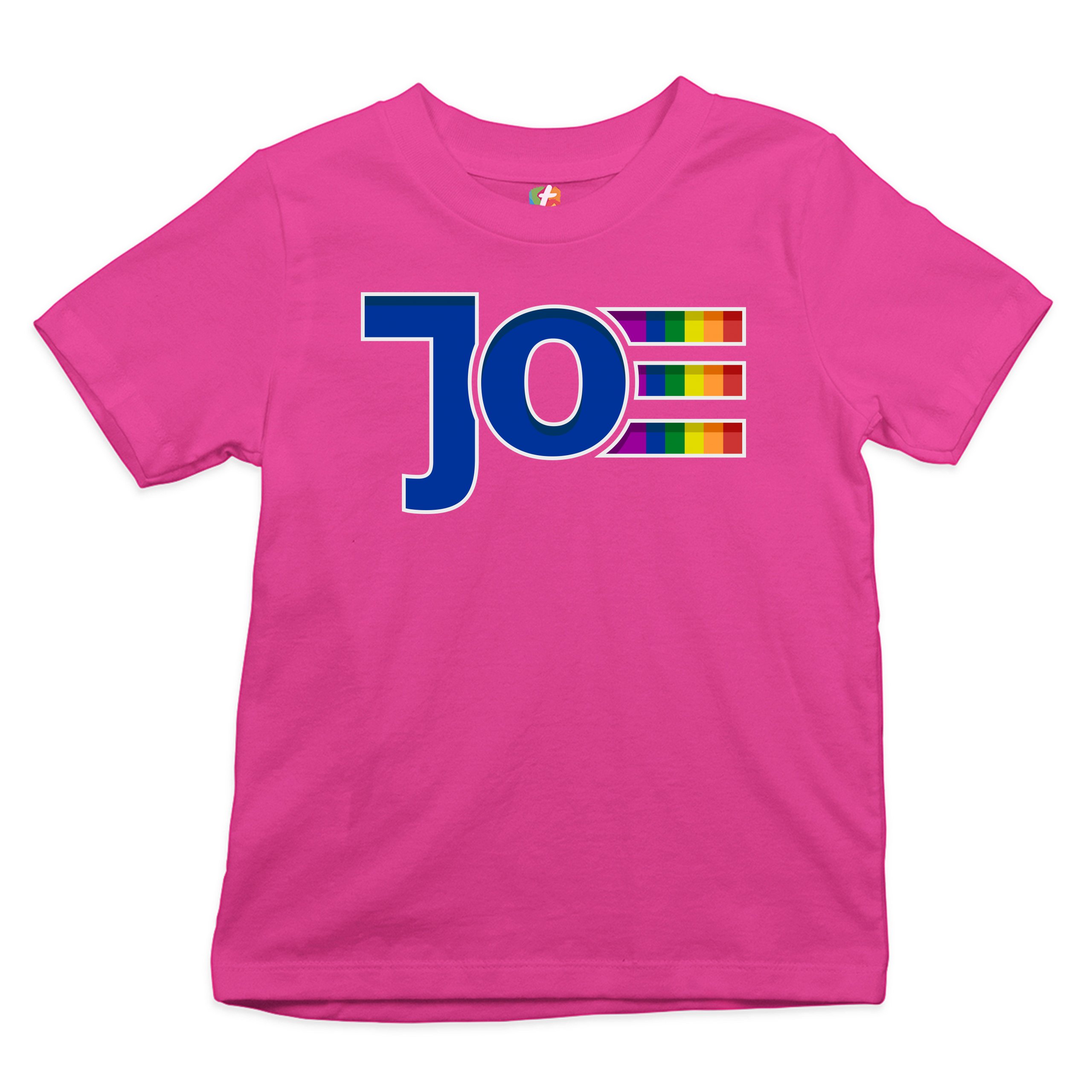 Joe Biden Youth T-shirt LGBTQ Gay Pride Rainbow Uncle Joe 2024 Vote Blue Kids - Picture 26 of 29