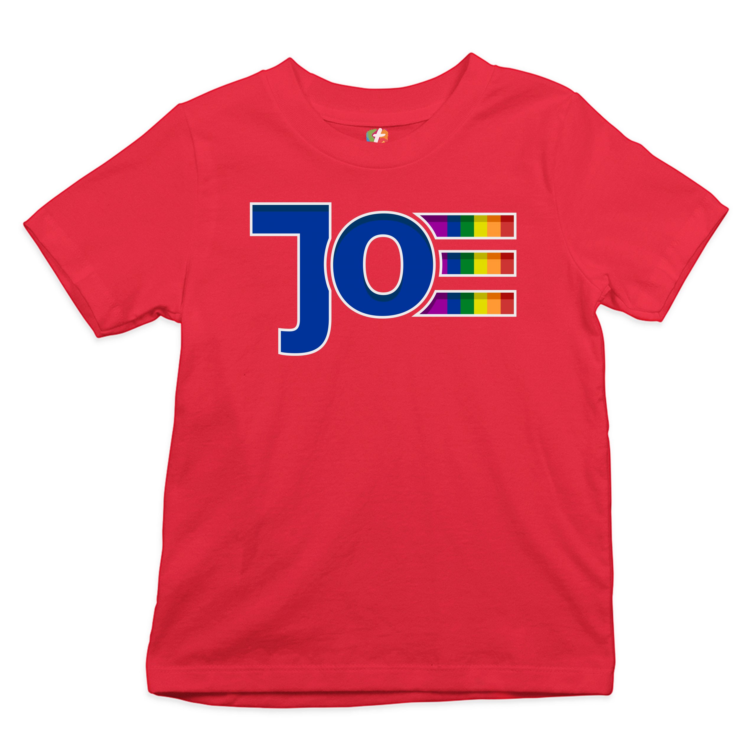 Joe Biden Youth T-shirt LGBTQ Gay Pride Rainbow Uncle Joe 2024 Vote Blue Kids - Picture 14 of 29