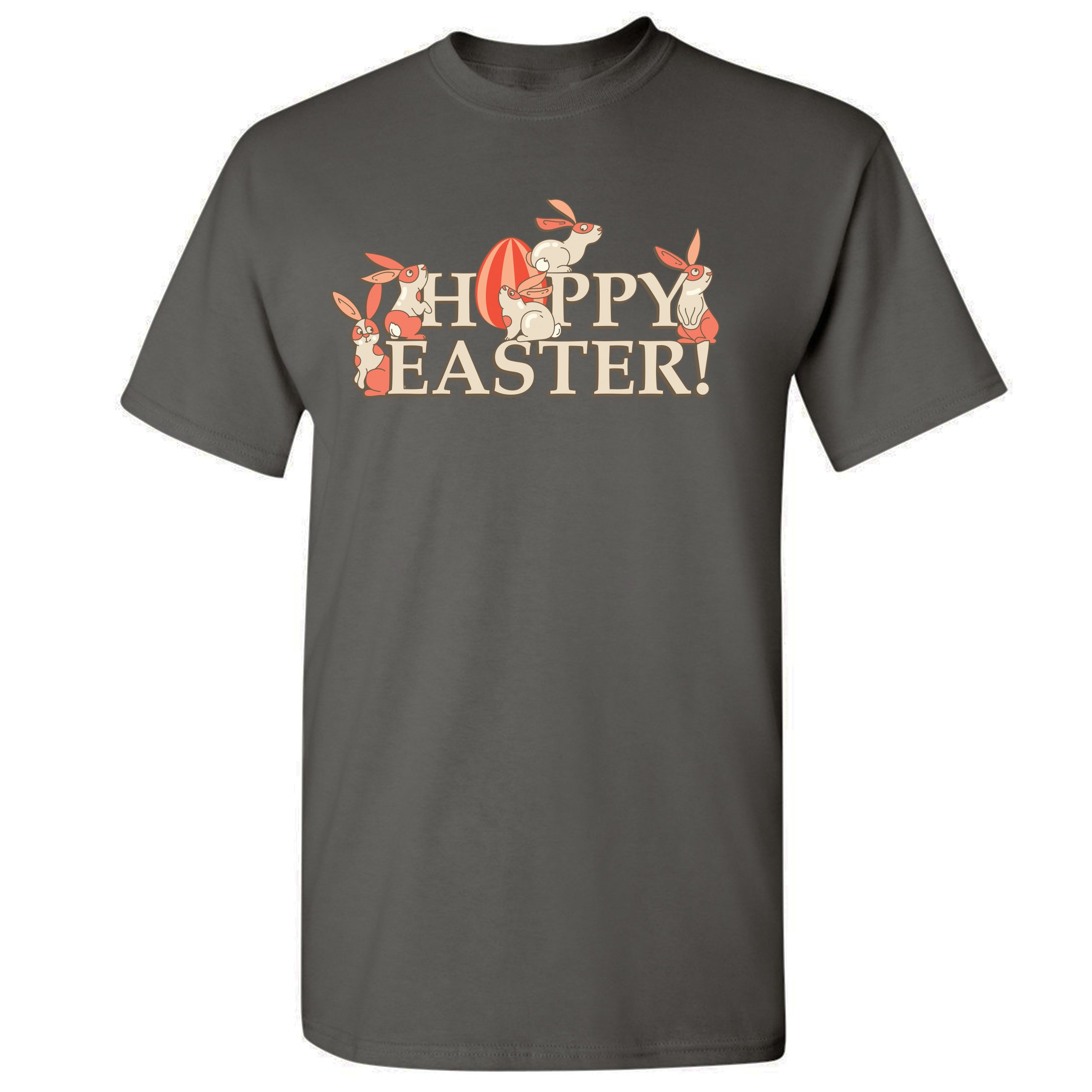 Happy Easter! T-shirt Hoppy Easter Bunnies Holiday Egg Hunt Men's Tee - Picture 72 of 98