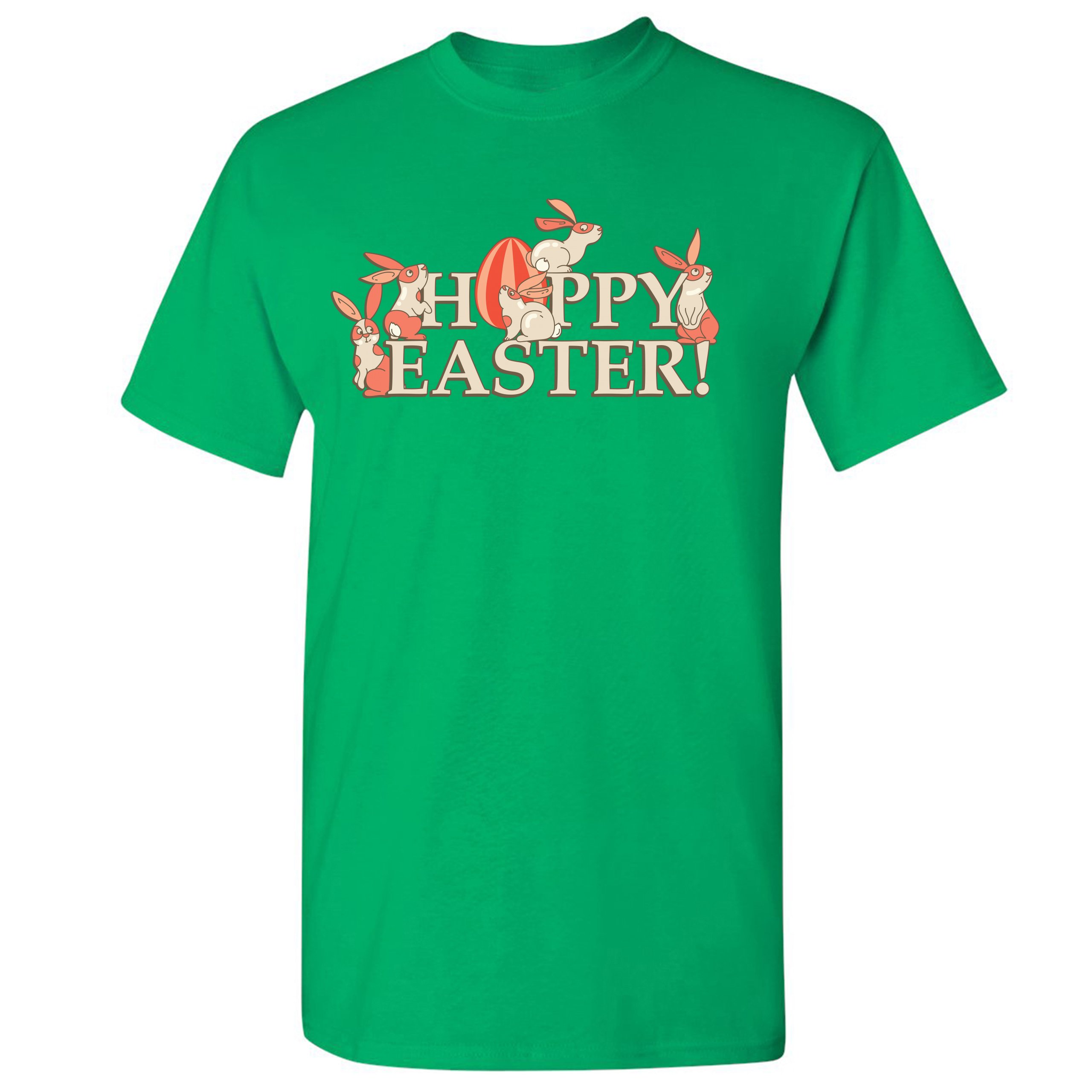 Happy Easter! T-shirt Hoppy Easter Bunnies Holiday Egg Hunt Men's Tee - Picture 9 of 98