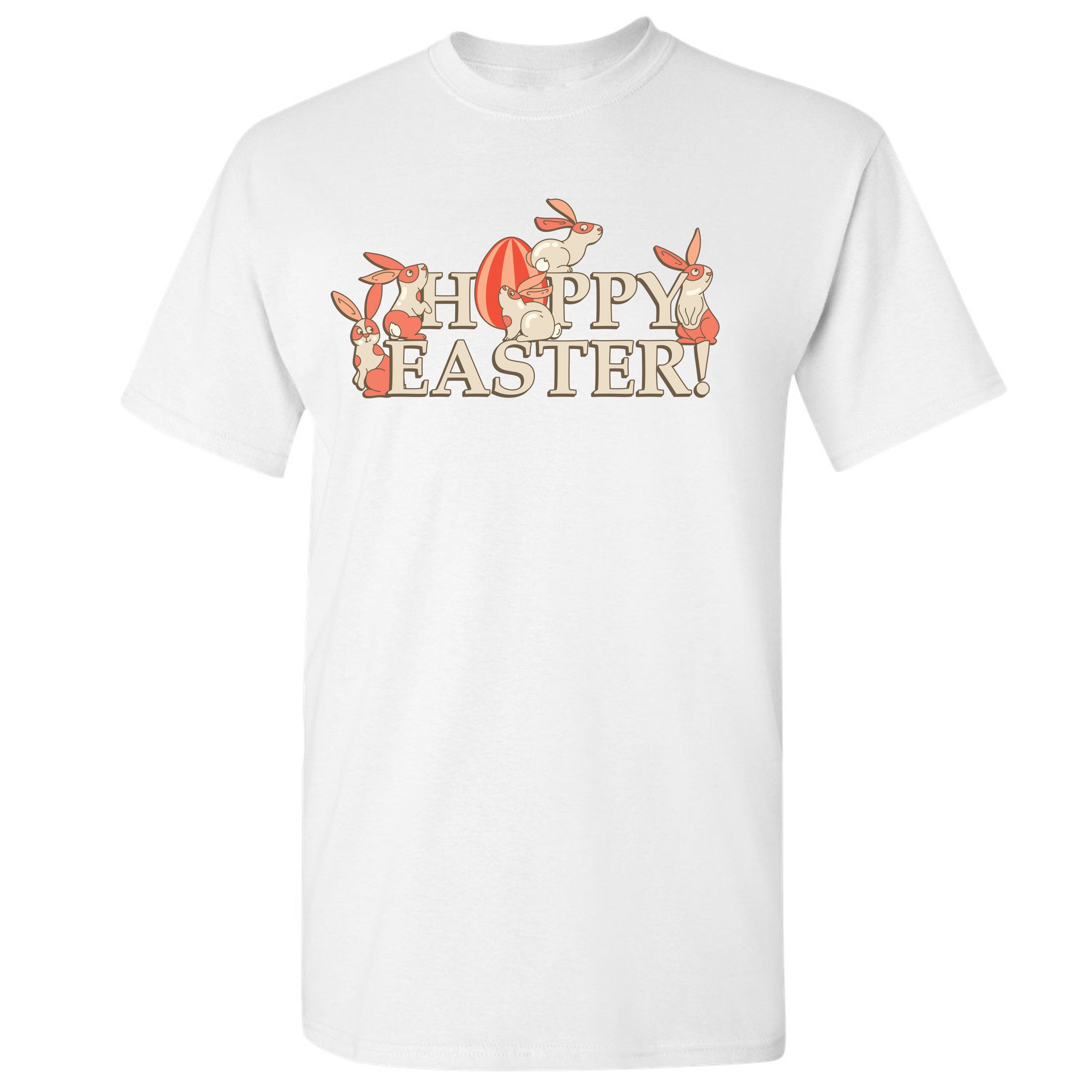 Happy Easter! T-shirt Hoppy Easter Bunnies Holiday Egg Hunt Men's Tee - Picture 44 of 98