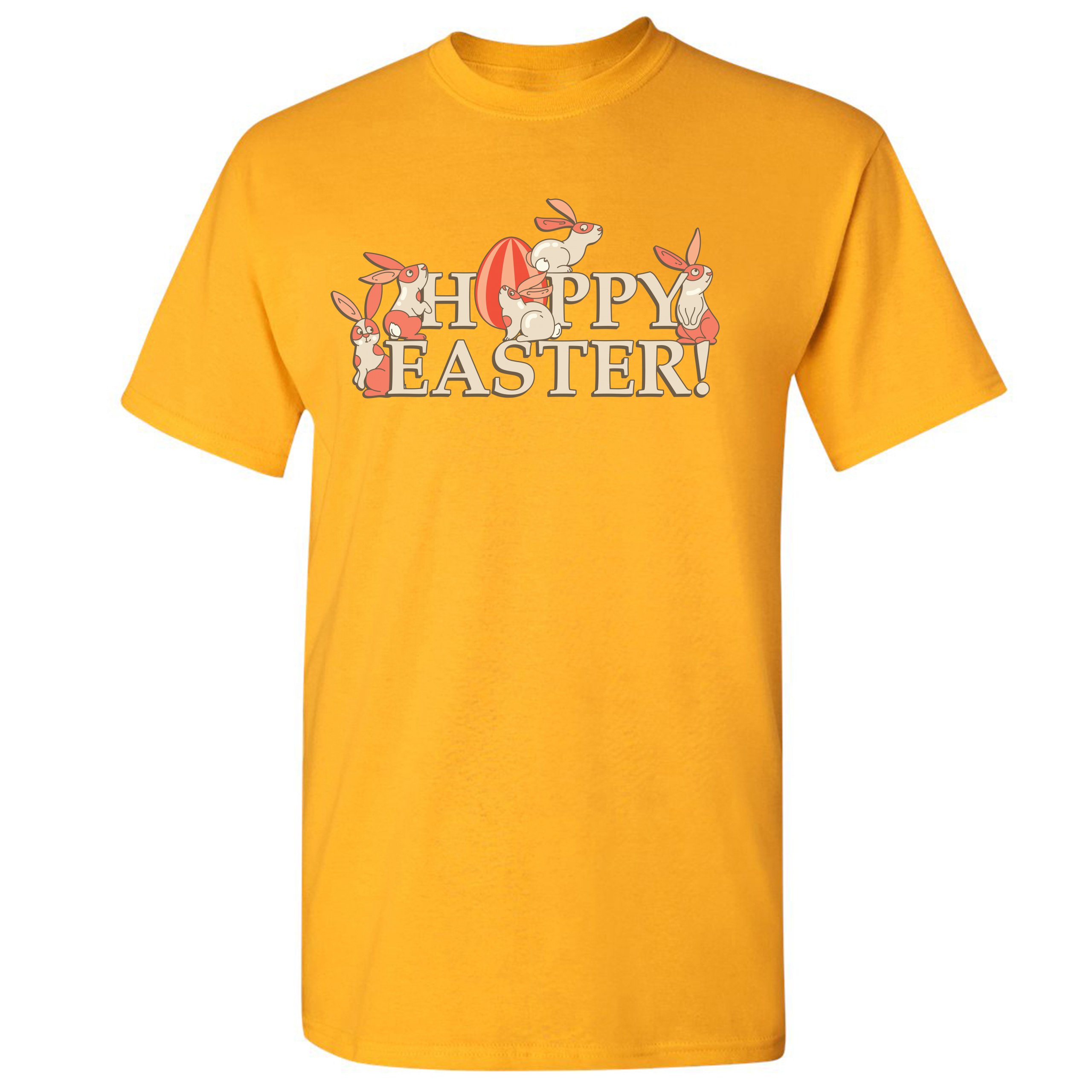 Happy Easter! T-shirt Hoppy Easter Bunnies Holiday Egg Hunt Men's Tee - Picture 93 of 98
