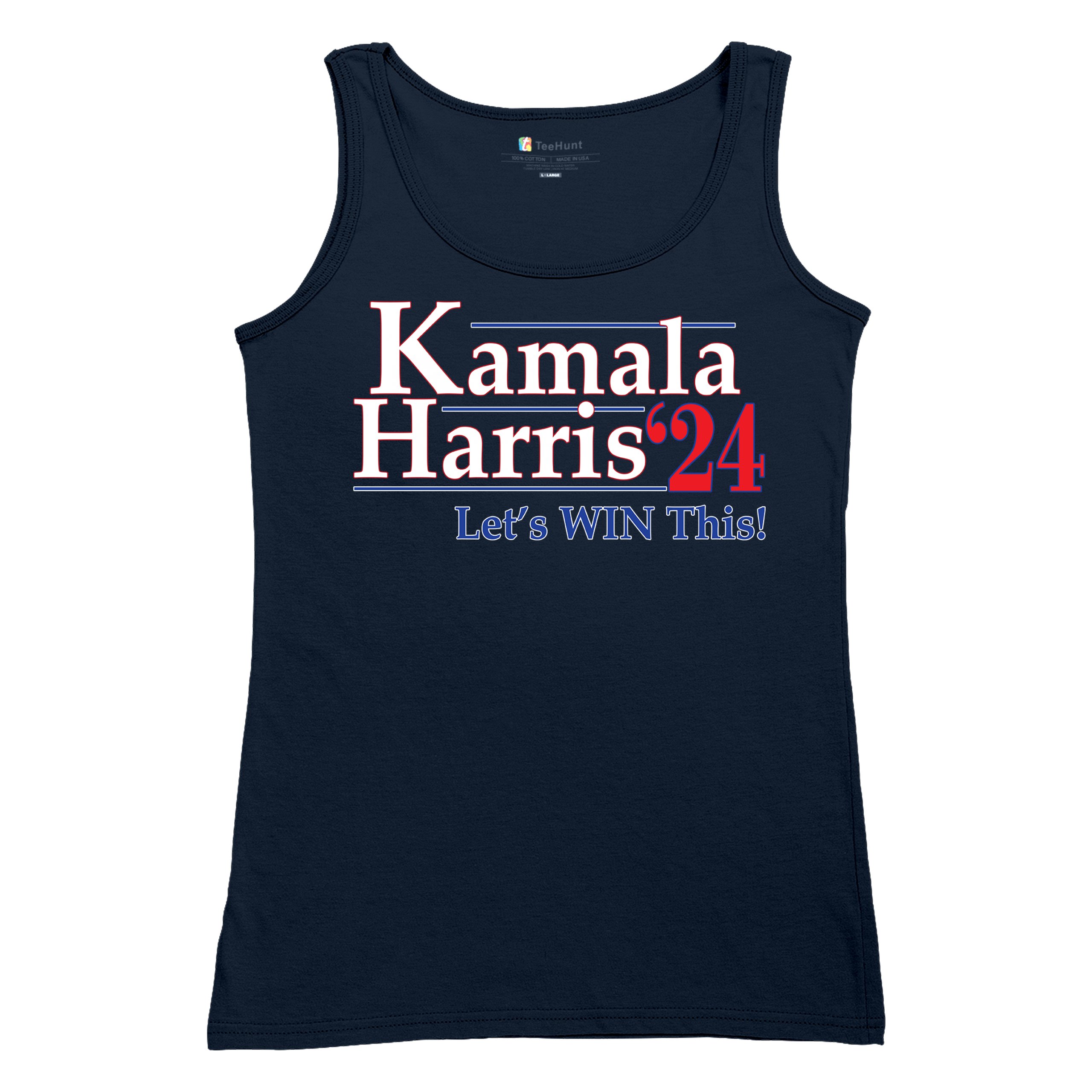 Kamala Harris 2024 Women's Tank Top US President Democrat Madam I'm Speaking - Picture 27 of 36