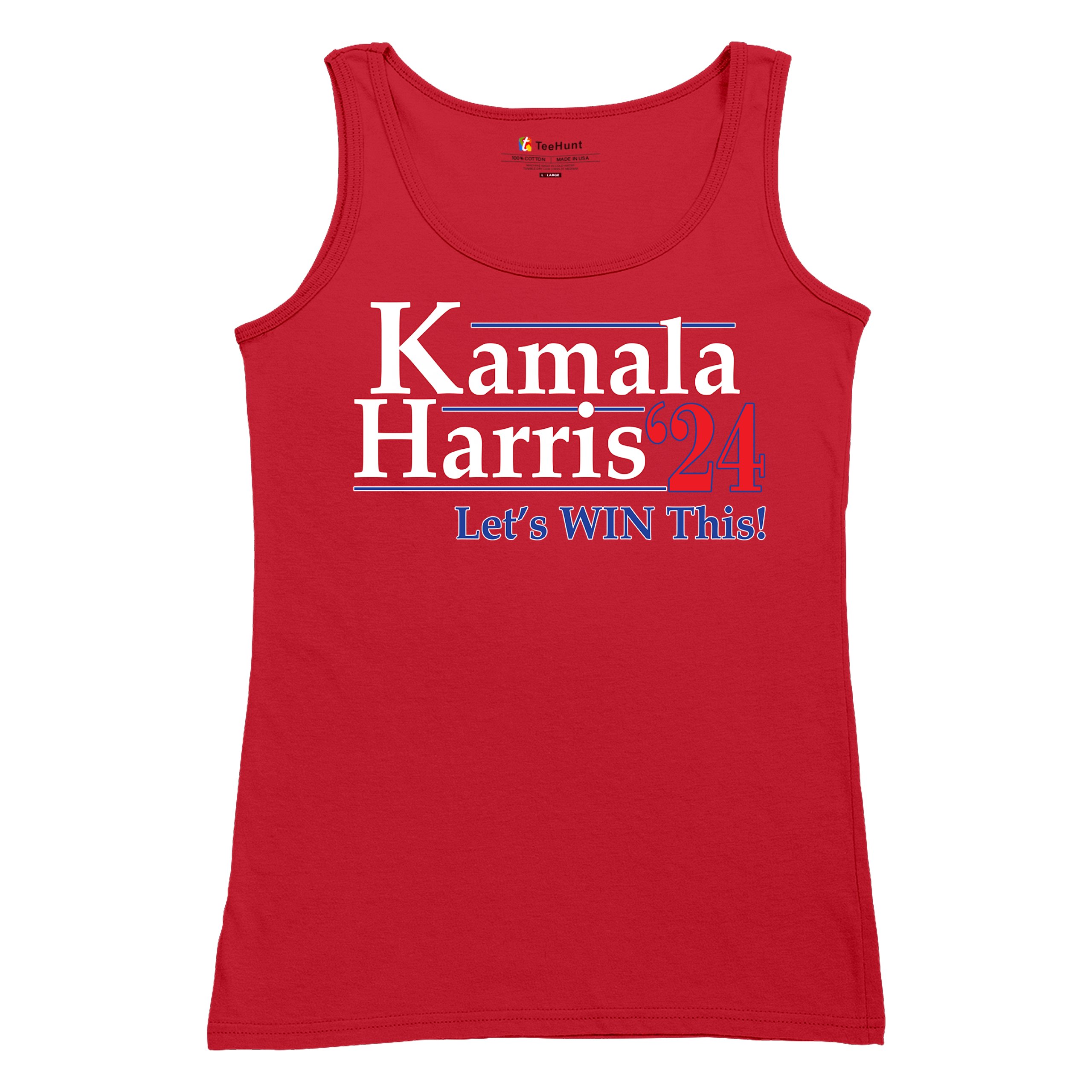 Kamala Harris 2024 Women's Tank Top US President Democrat Madam I'm Speaking - Picture 13 of 36