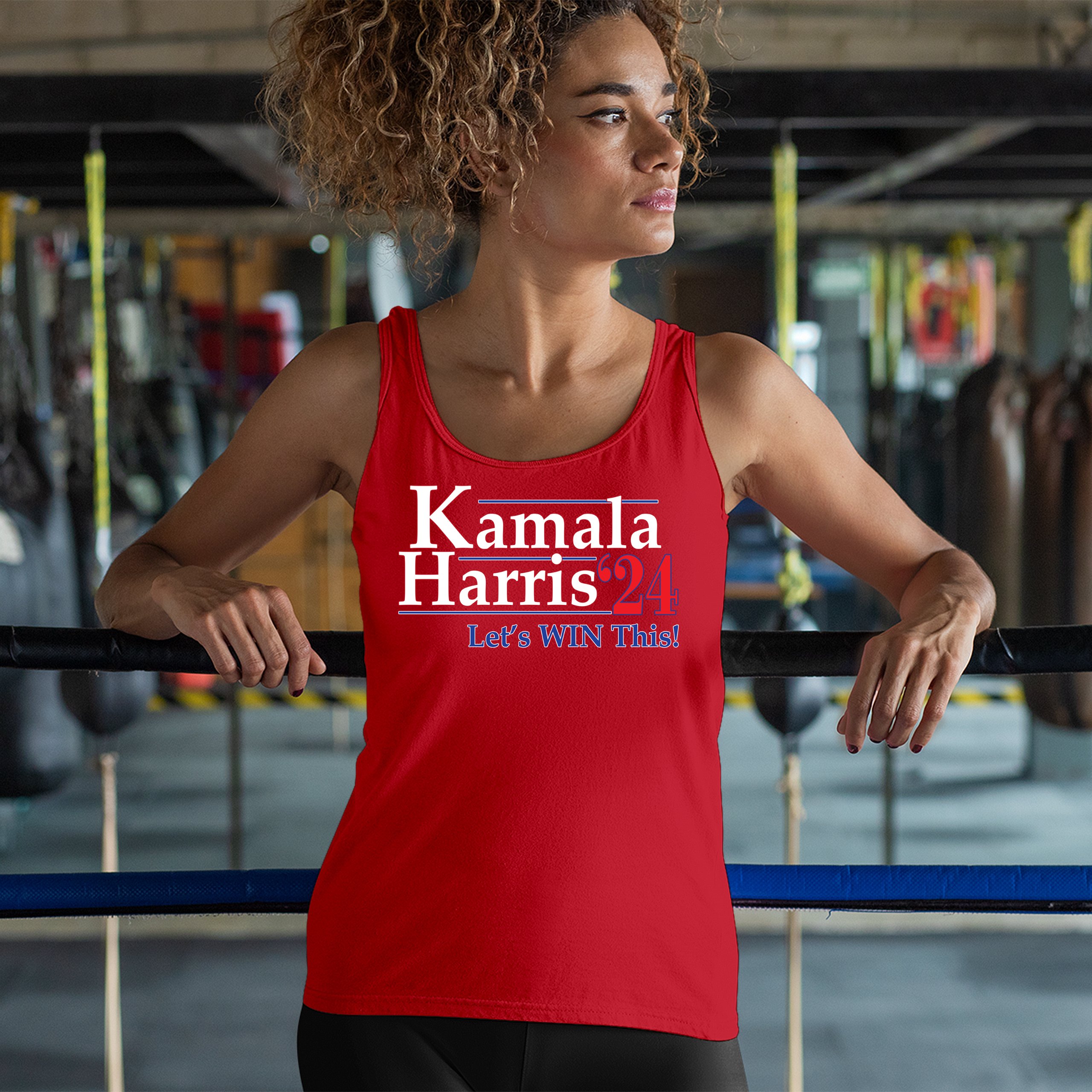 Kamala Harris 2024 Women's Tank Top US President Democrat Madam I'm Speaking - Picture 12 of 36
