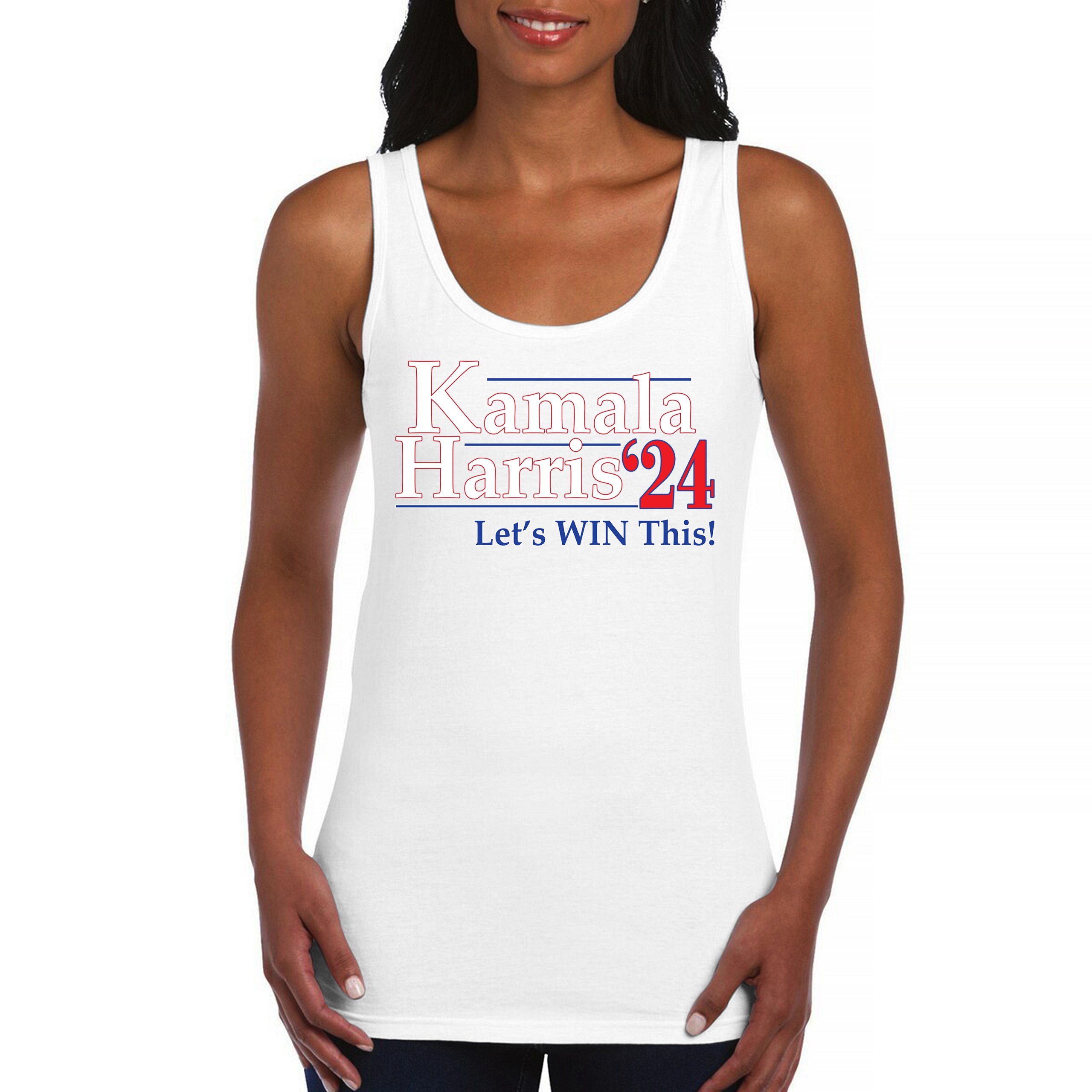 Kamala Harris 2024 Women's Tank Top US President Democrat Madam I'm Speaking - Picture 16 of 36