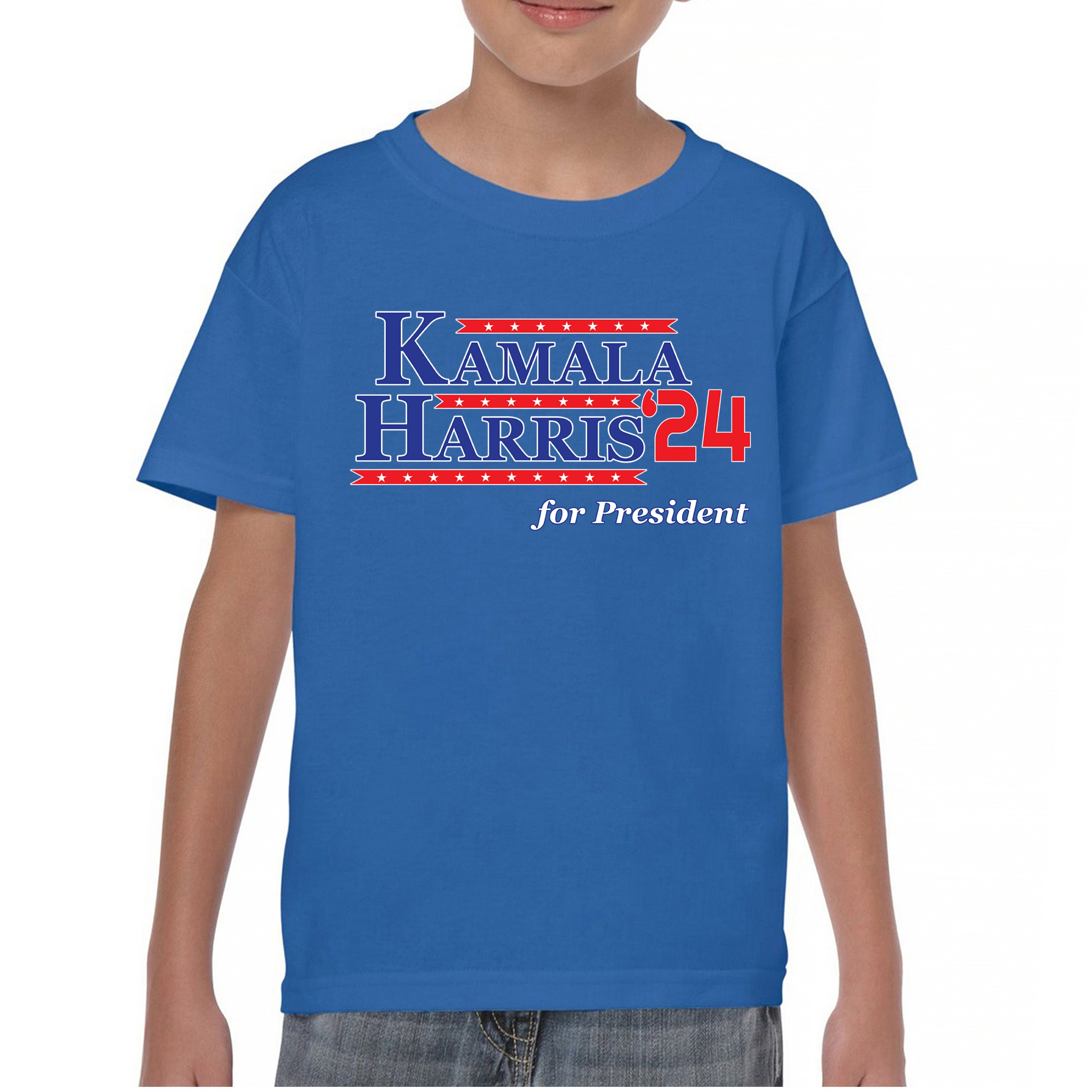 Kamala Harris '24 Youth T-shirt Lets Win This Madam President Im Speaking Kids - Picture 16 of 50