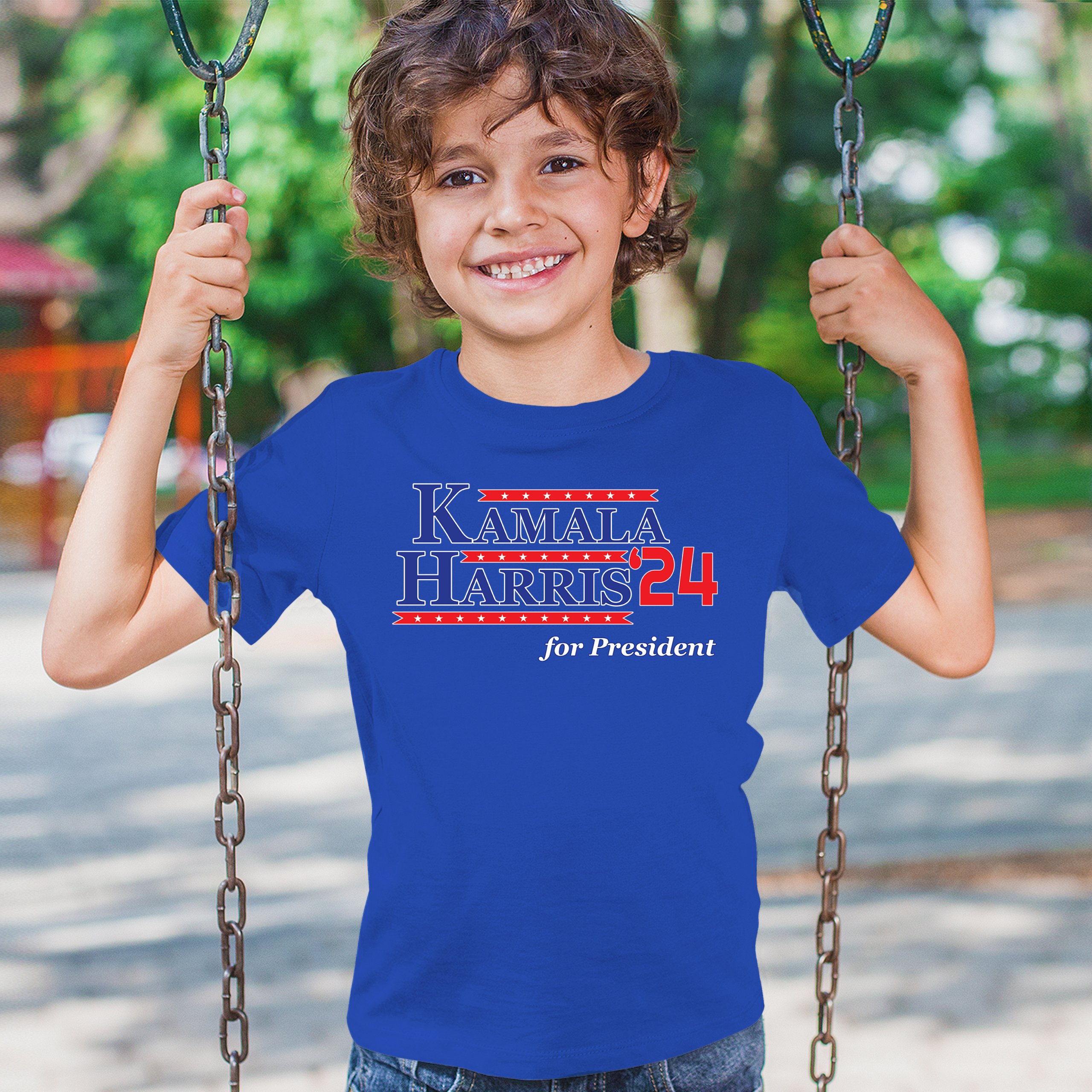 Kamala Harris '24 Youth T-shirt Lets Win This Madam President Im Speaking Kids - Picture 19 of 50