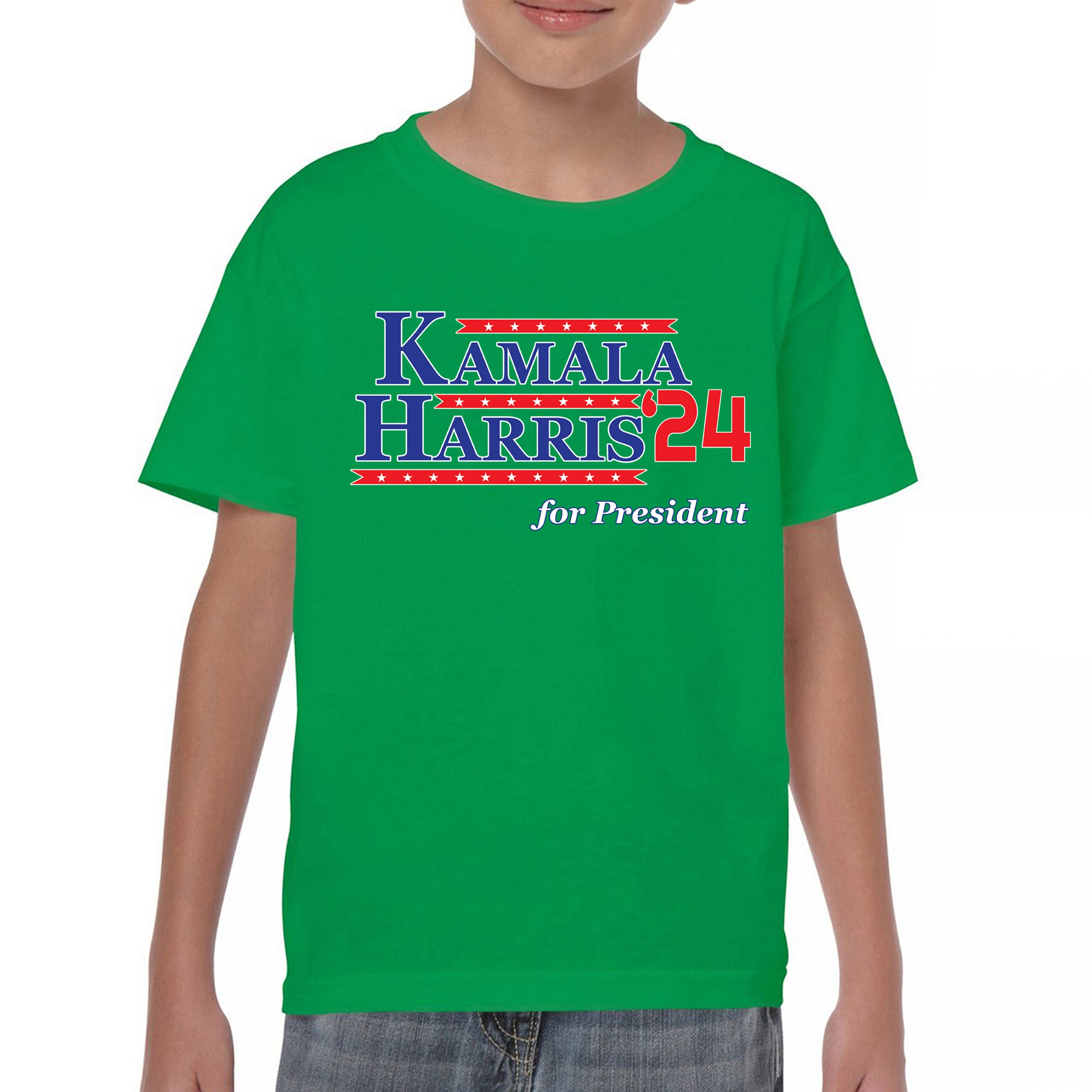 Kamala Harris '24 Youth T-shirt Lets Win This Madam President Im Speaking Kids - Picture 37 of 50