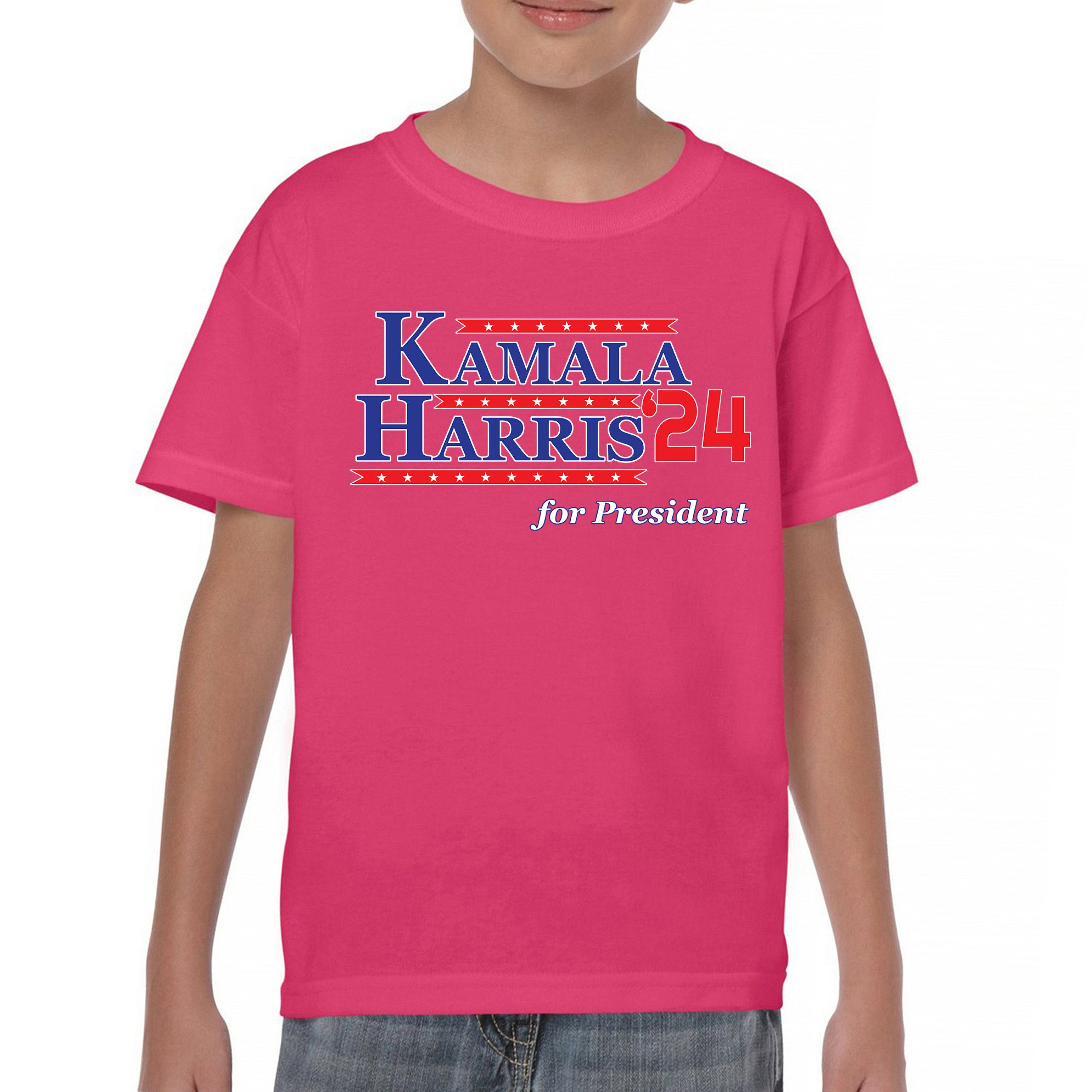 Kamala Harris '24 Youth T-shirt Lets Win This Madam President Im Speaking Kids - Picture 44 of 50