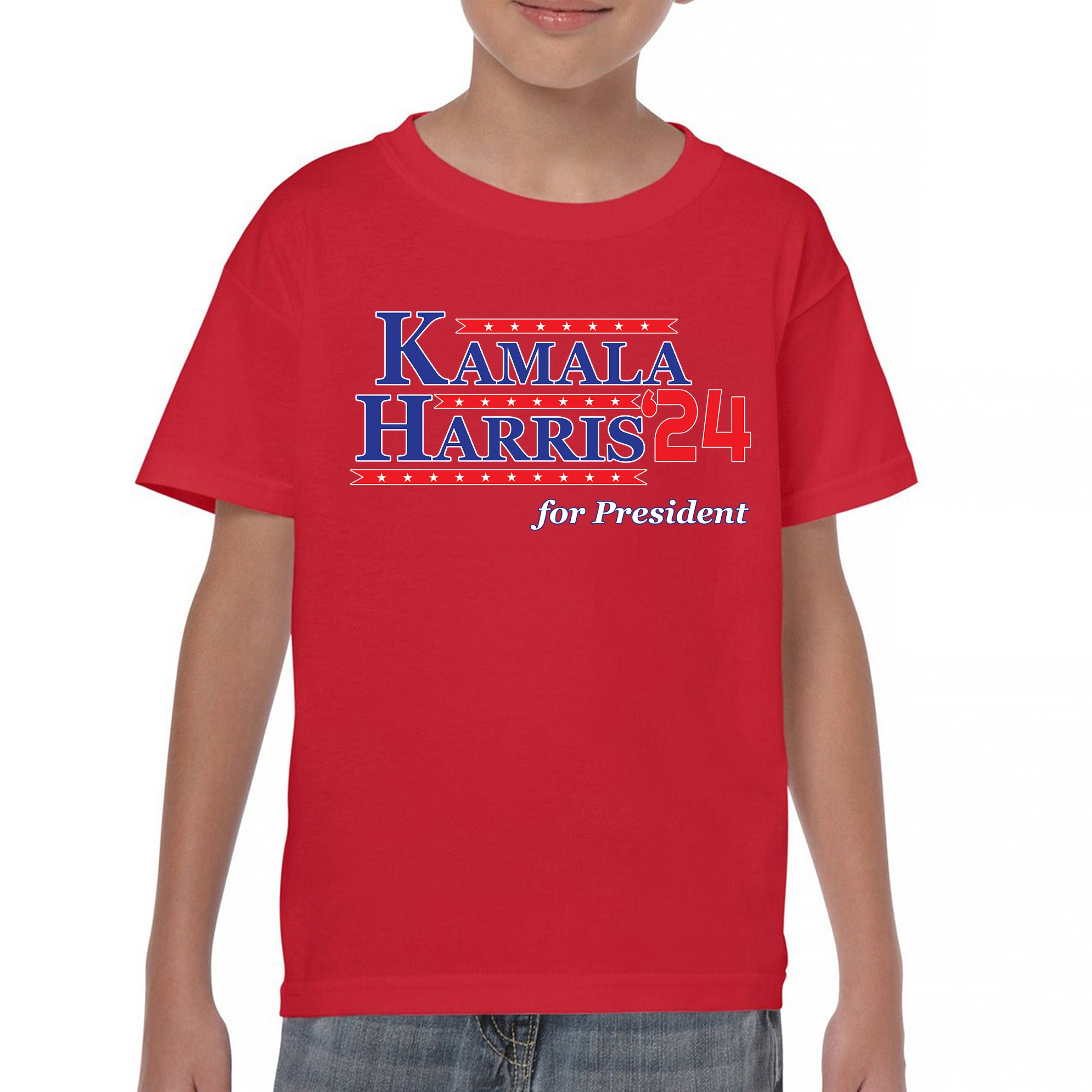 Kamala Harris '24 Youth T-shirt Lets Win This Madam President Im Speaking Kids - Picture 23 of 50