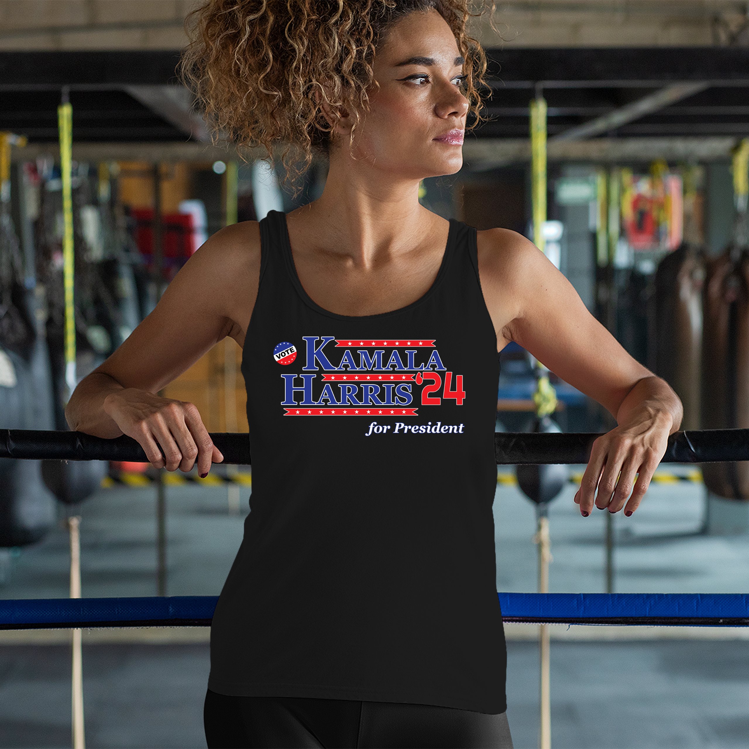 Kamala Harris for President 2024 Women's Tank Top Let's Win This Im Speaking - Picture 5 of 36