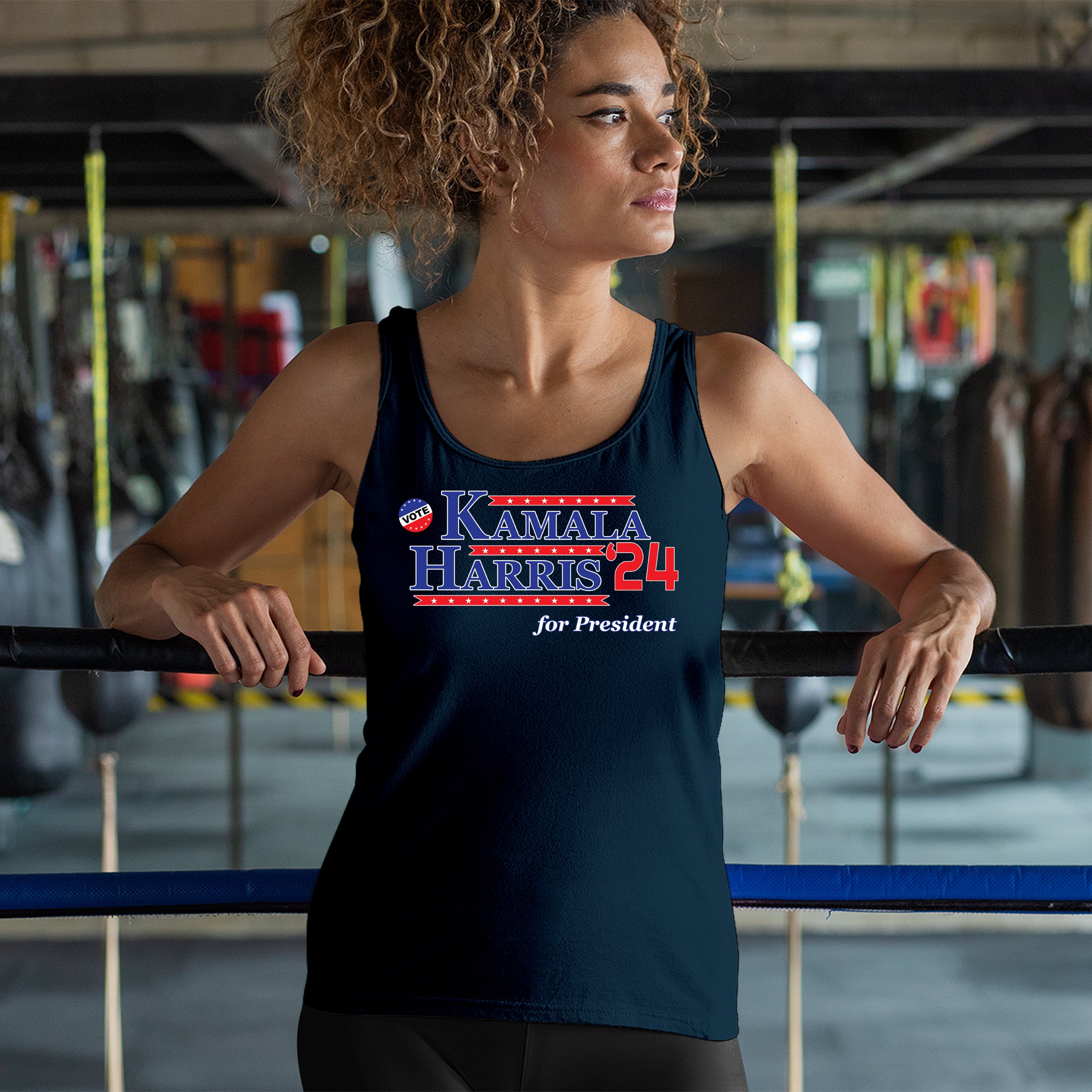 Kamala Harris for President 2024 Women's Tank Top Let's Win This Im Speaking - Picture 26 of 36