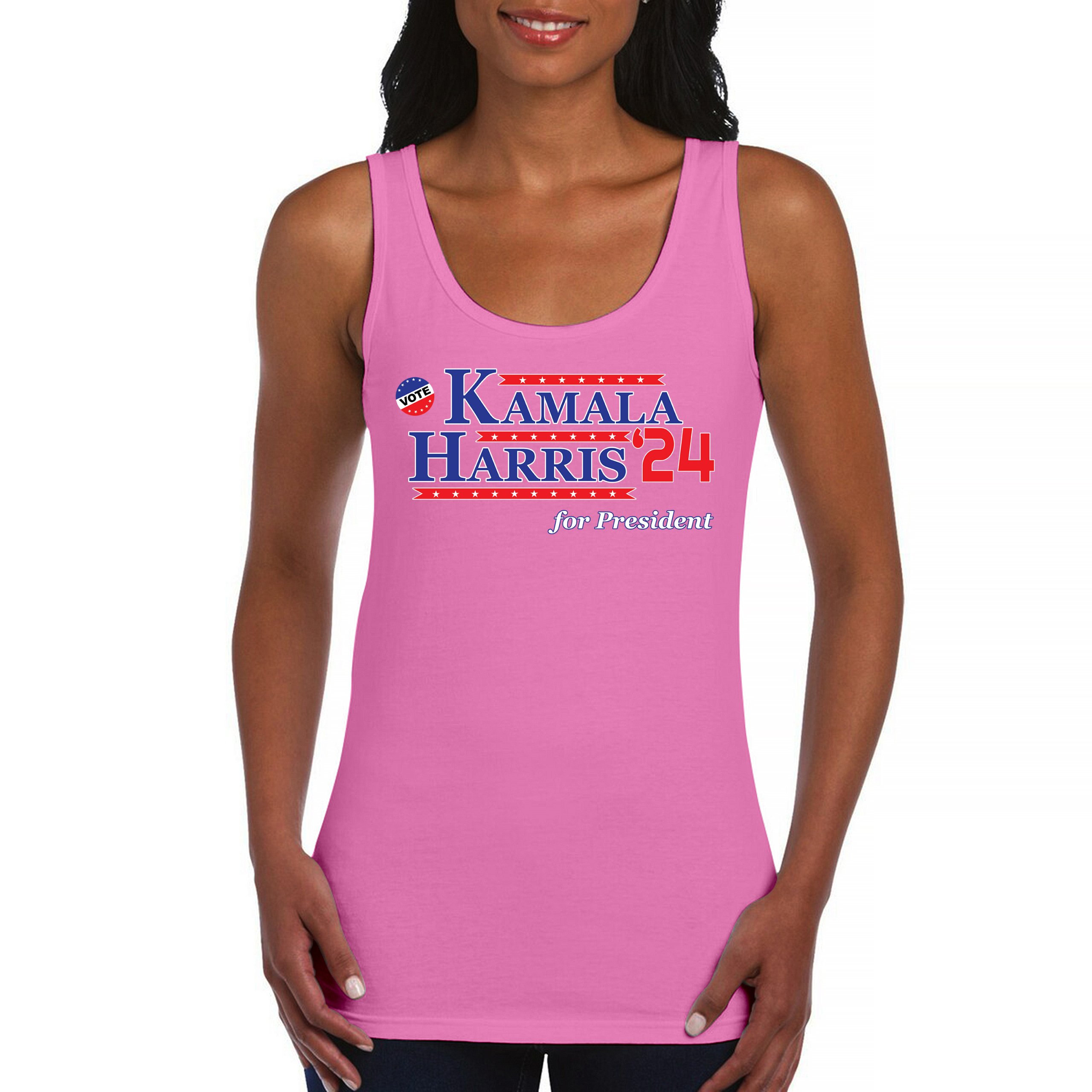 Kamala Harris for President 2024 Women's Tank Top Let's Win This Im Speaking - Picture 30 of 36