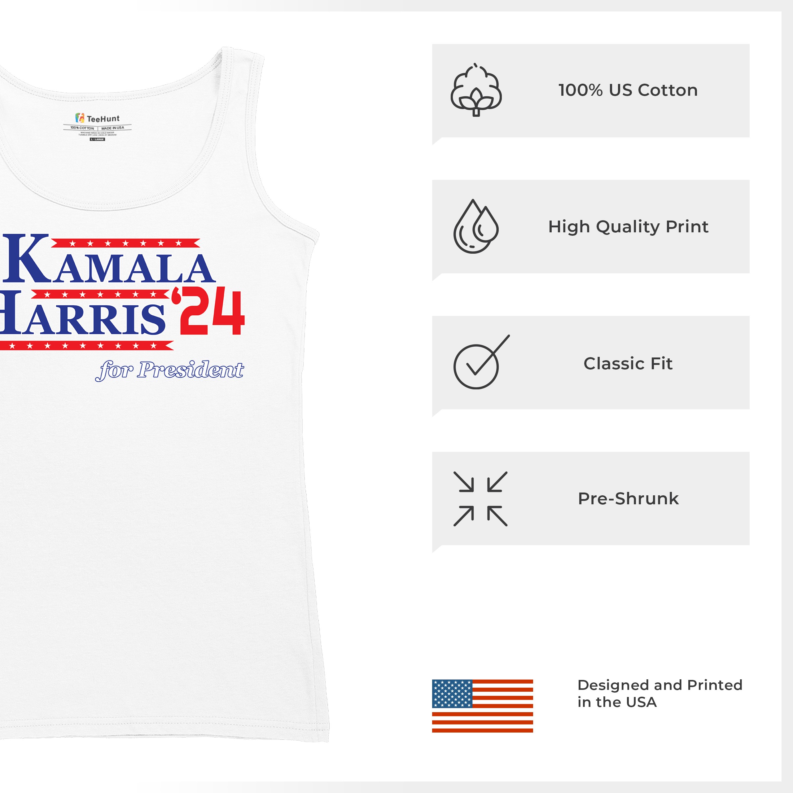 Kamala Harris for President 2024 Women's Tank Top Let's Win This Im Speaking - Picture 21 of 36