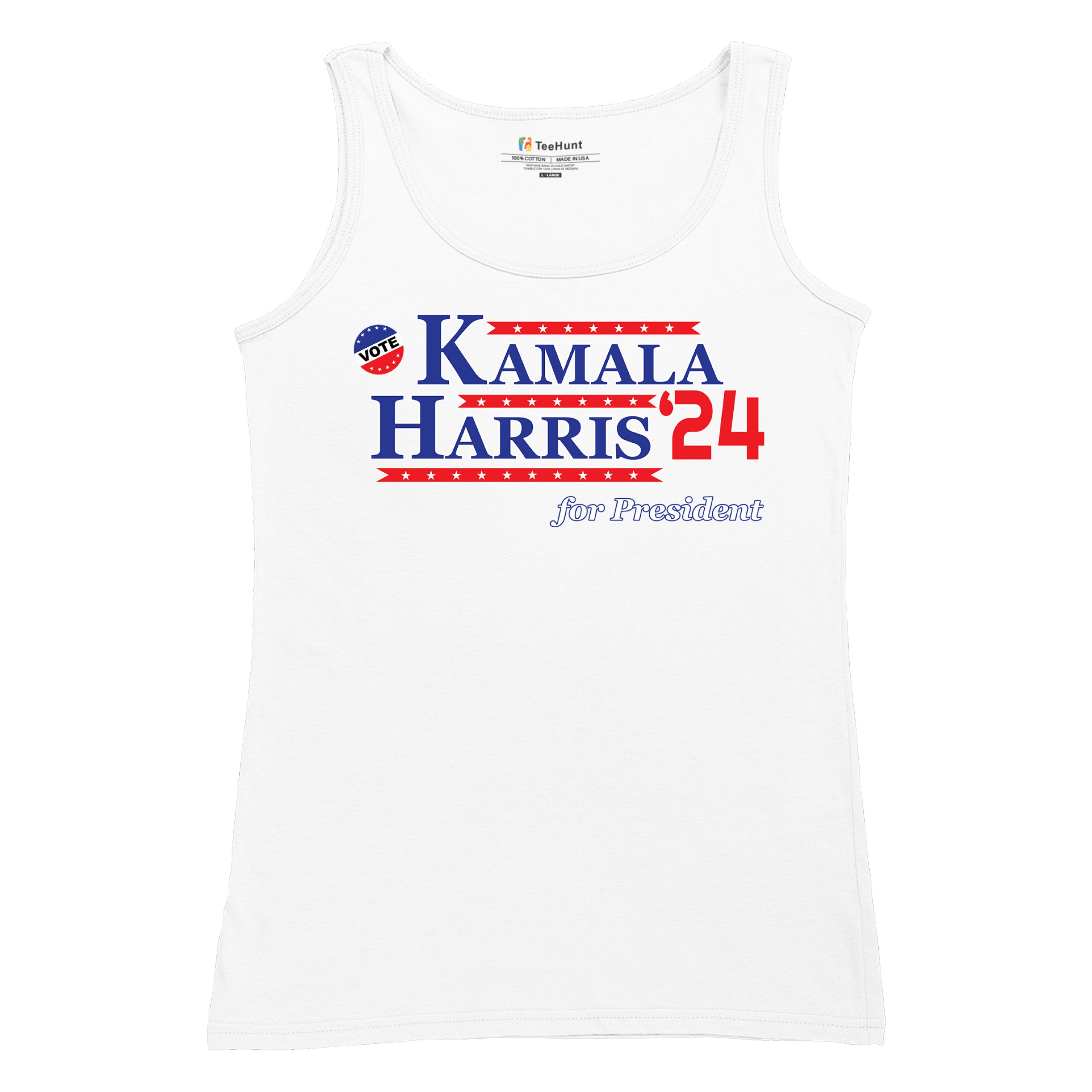 Kamala Harris for President 2024 Women's Tank Top Let's Win This Im Speaking - Picture 20 of 36
