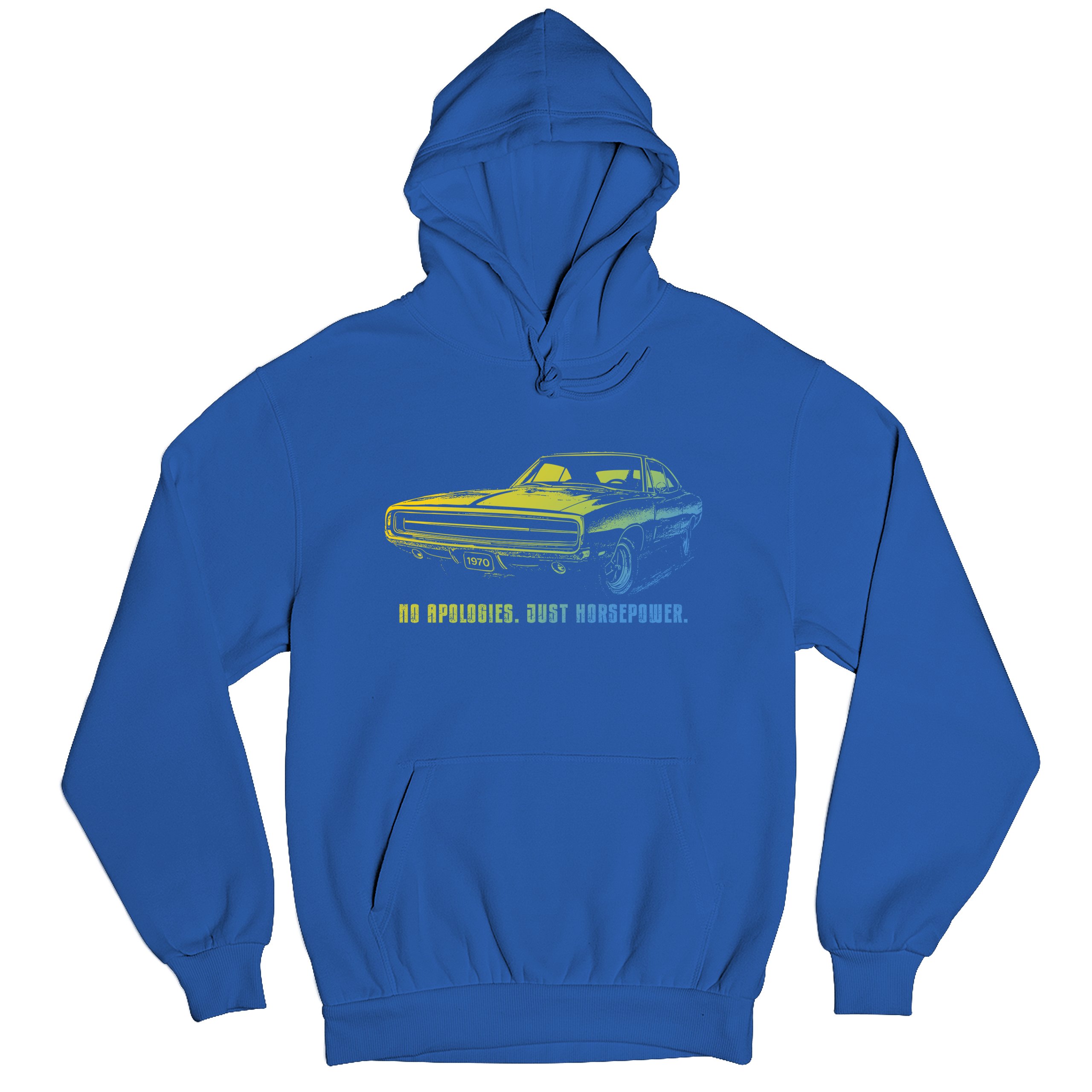 No Apologies Just Horsepower Sweatshirt Muscle Car Vintage 1970 Power Hoodie - Picture 48 of 57